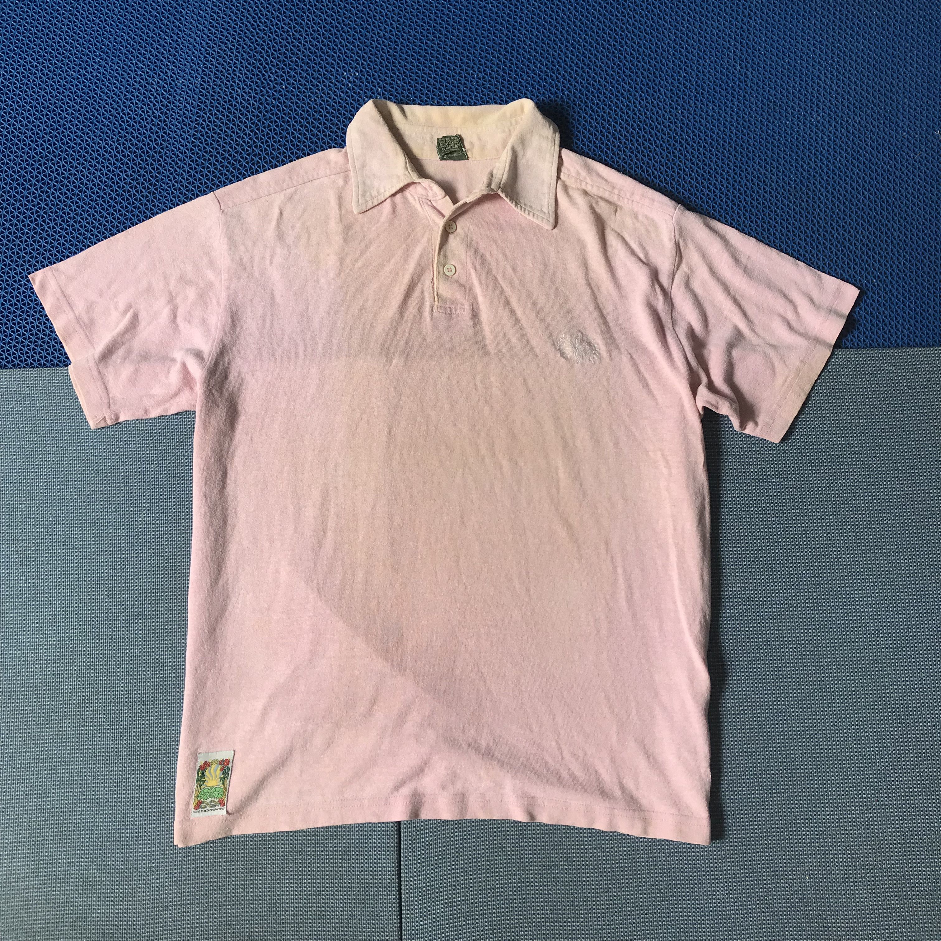 Vintage Vintage chicabowwow Hemp Polo shirt 100% Hemp Cotton soft Size US M / EU 48-50 / 2 - 2 Thumbnail