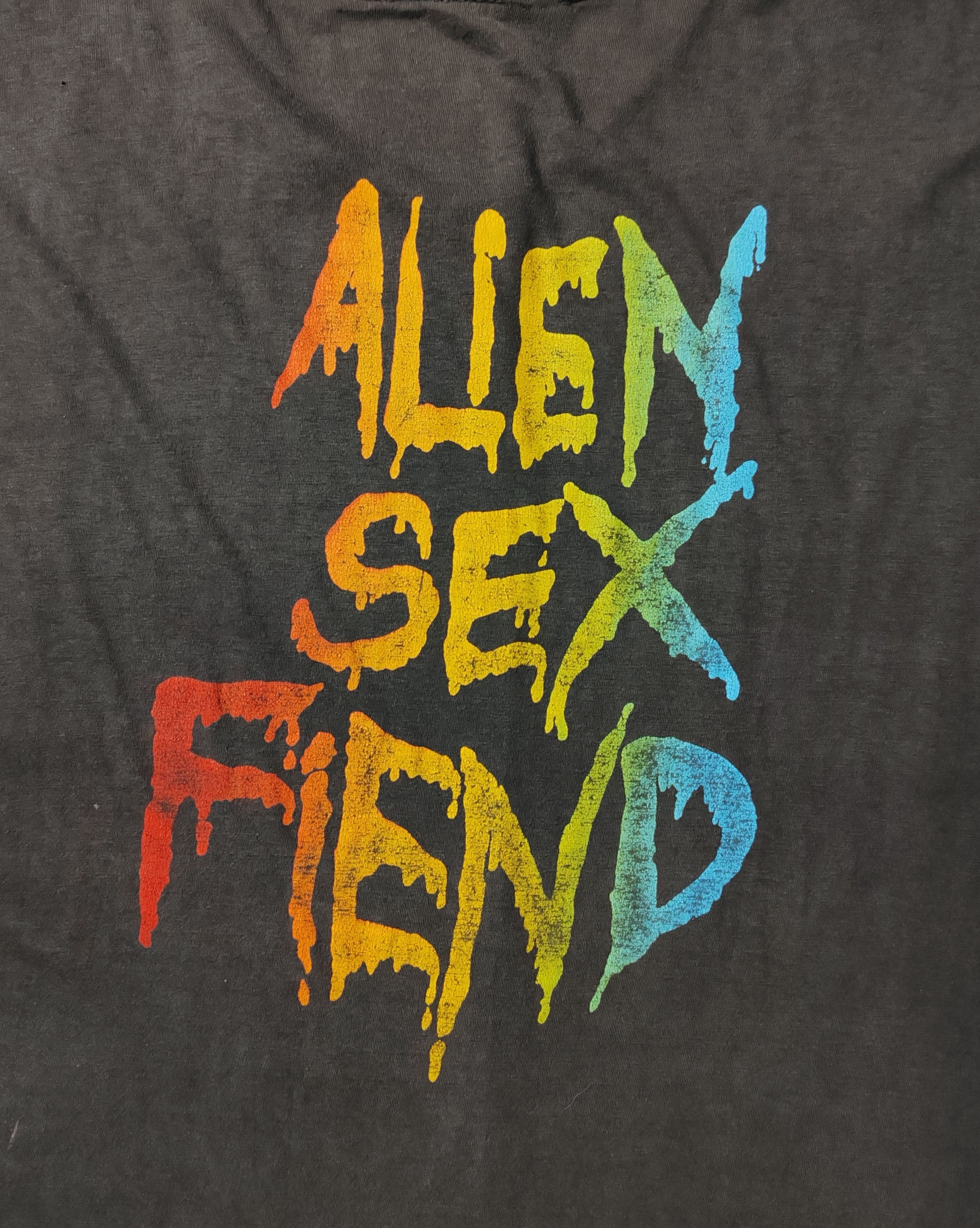 Band Tees 1990 Alien Sex Fiends Sleeveless Cut Off T shirt size M-L Size US M / EU 48-50 / 2 - 5 Thumbnail