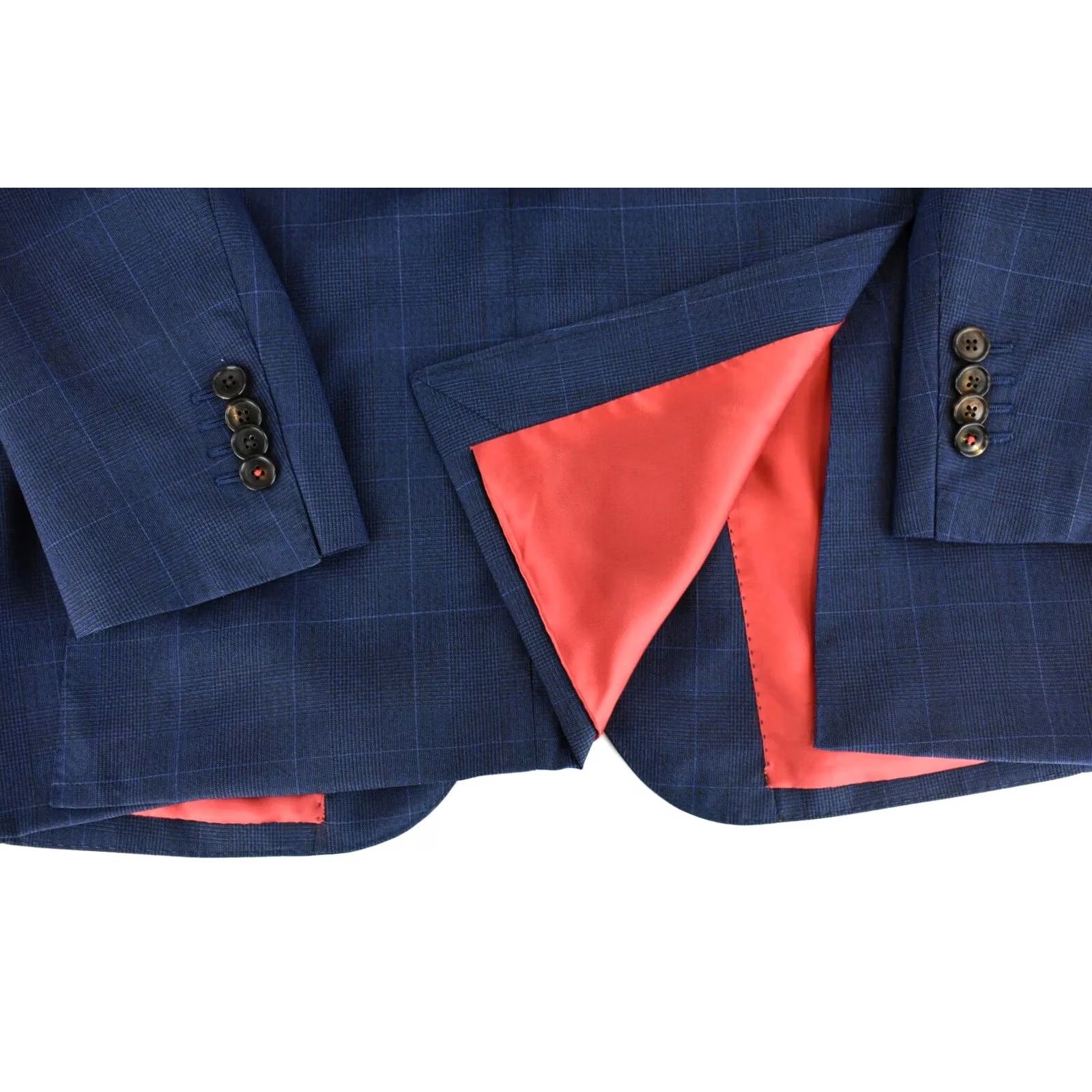 Suitsupply Suitsupply Blazer Men's UK 38 Wool Single Breasted Sienna Int Straight-Slim Cut Blue Size 38R - 5 Thumbnail