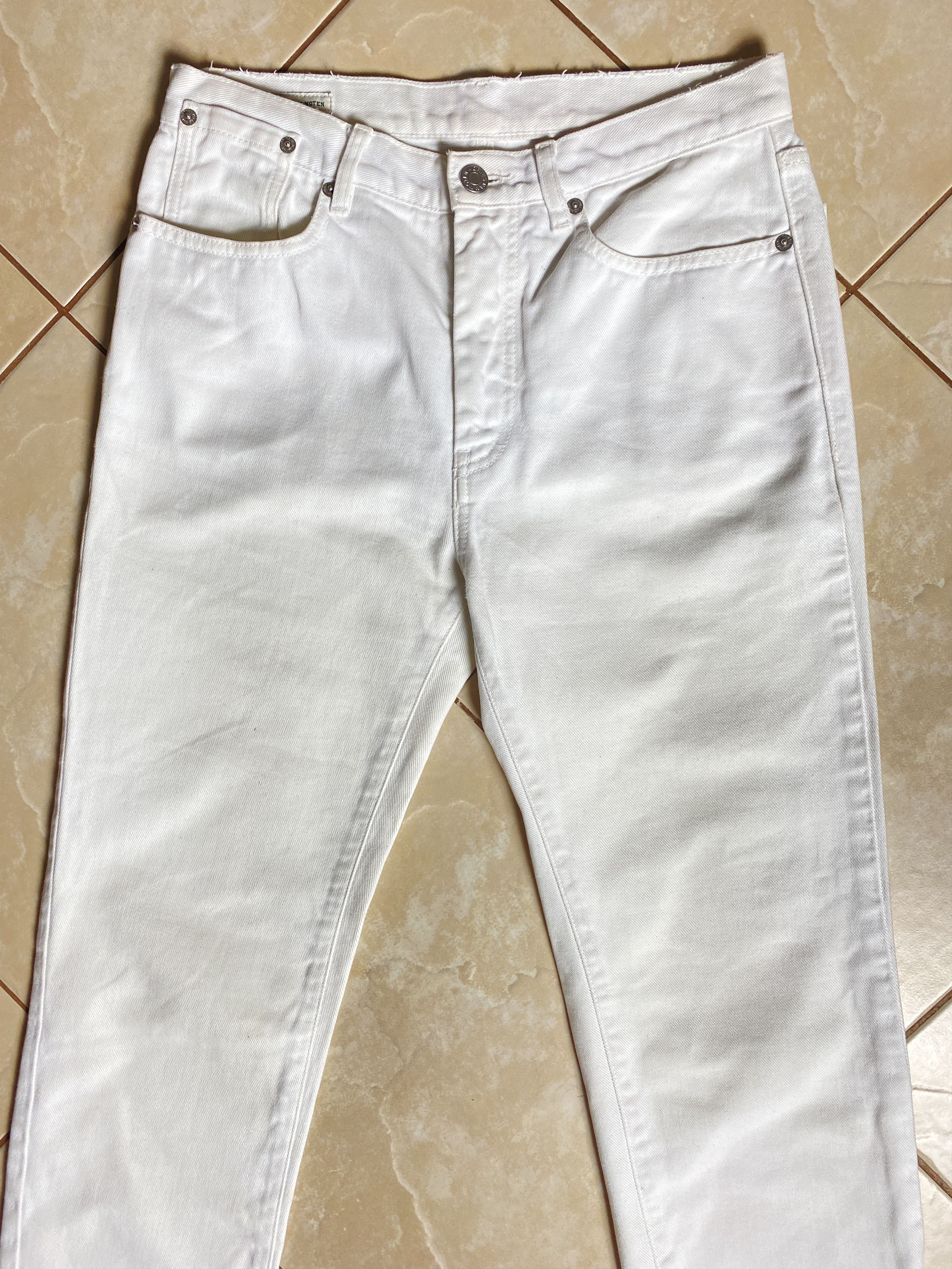 Dries Van Noten DRIES VAN NOTEN Classic White Jeans/Denim Size 26" / US 2 / IT 38 - 2 Thumbnail