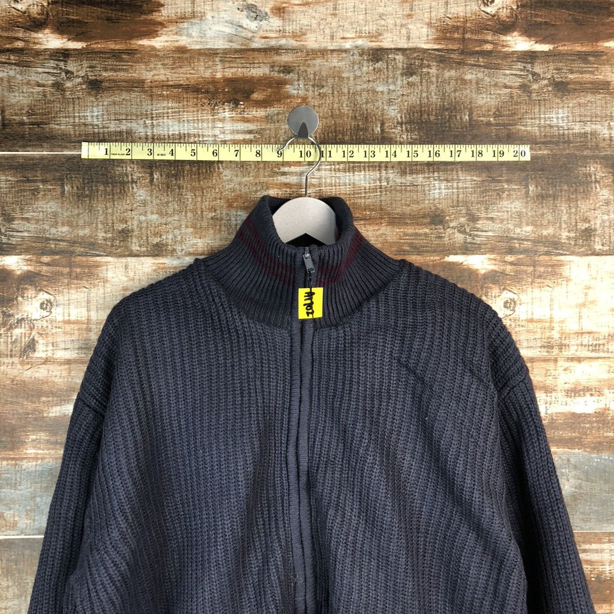 Japanese Brand Resal Work Black knitwear sweater vintage #A1702 Size US M / EU 48-50 / 2 - 4 Thumbnail