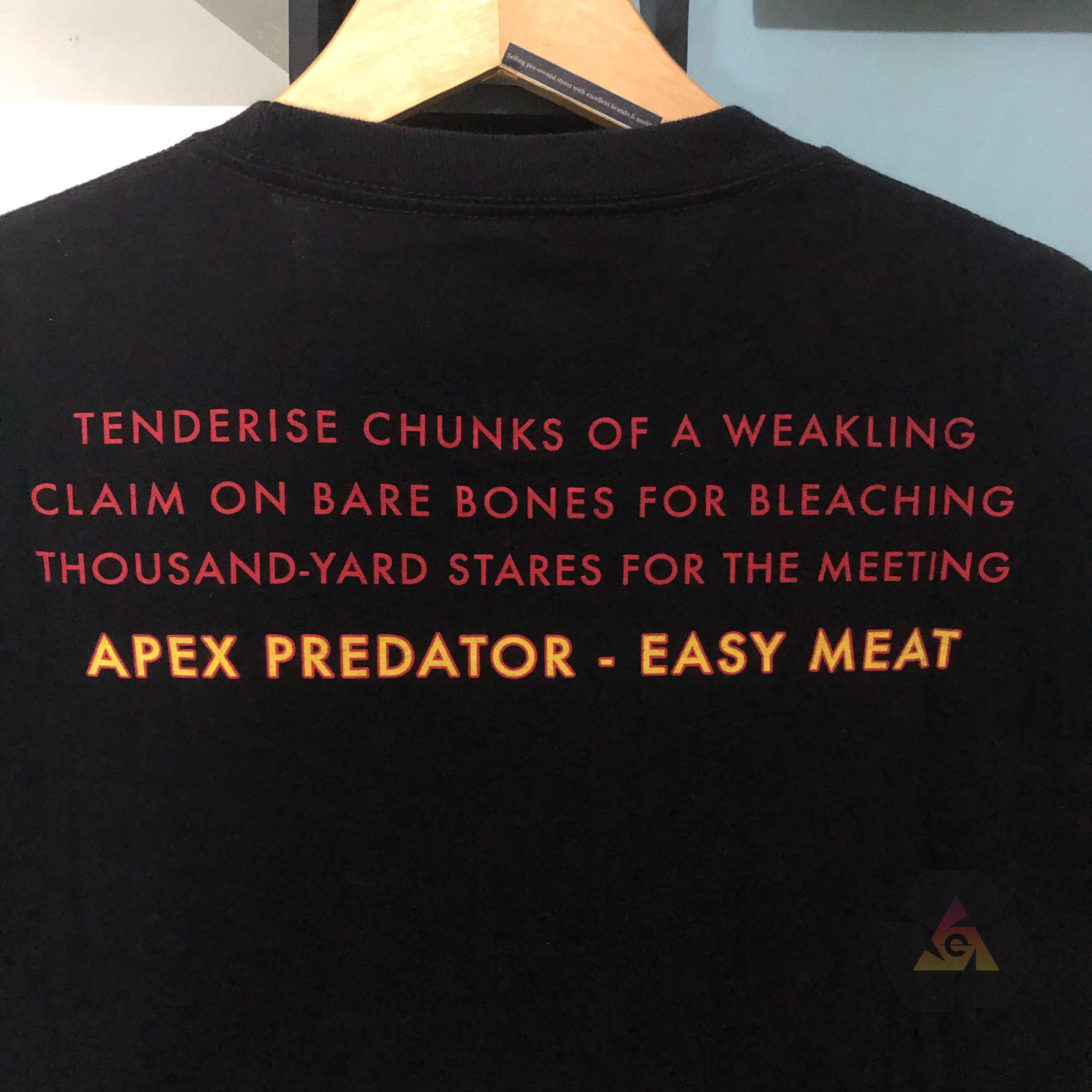Band Tees Vintage Napalm Death Band Apex Predator Rare T-Shirt Size US M / EU 48-50 / 2 - 10 Thumbnail