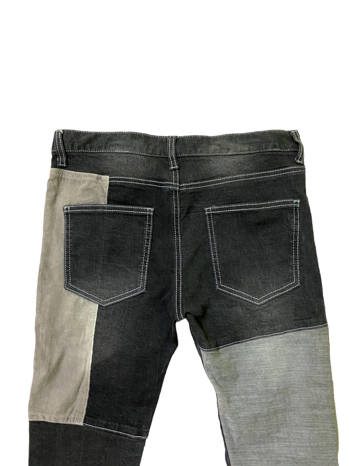 Designer × Japanese Brand Send Offer 👉 Cavaria Reconstructed Denim + Velvet Skinny Size US 28 / EU 44 - 10 Thumbnail