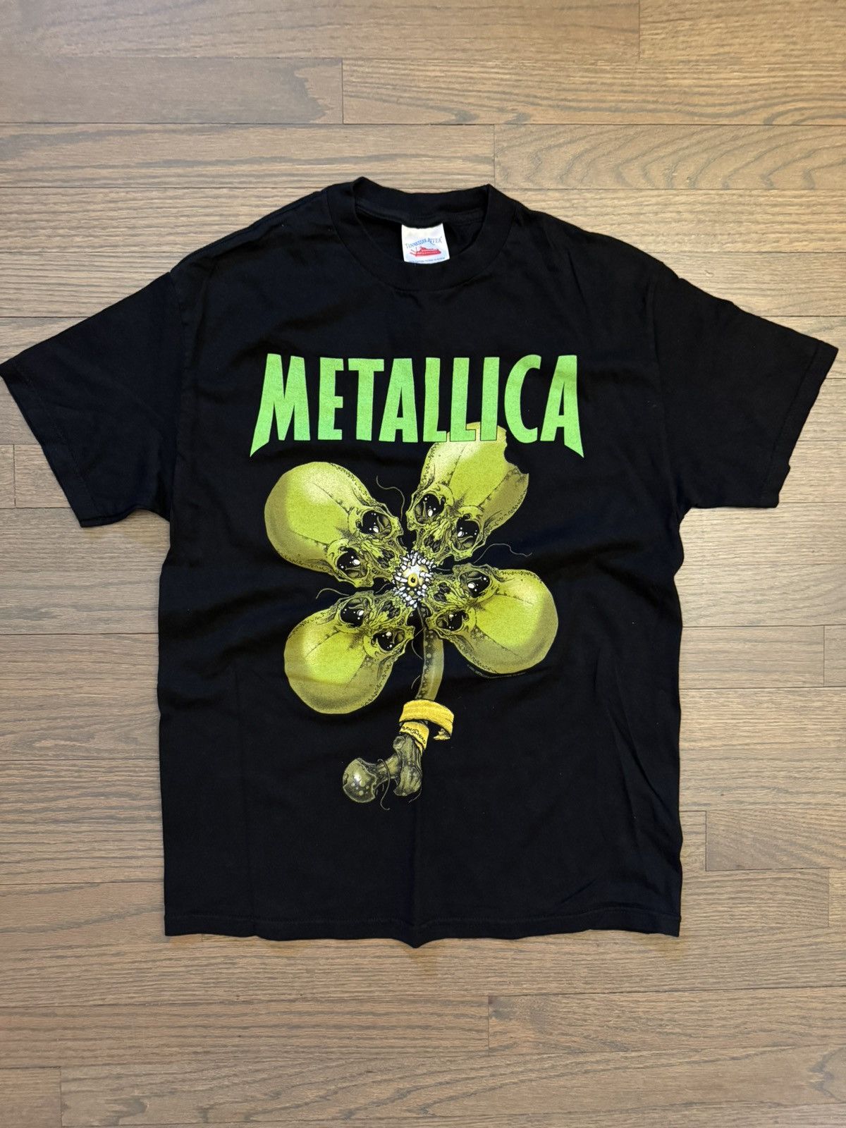 トップス 00s LLICA NO LEAF CLOVER METALLICA no leaf clover 2001 tour XL T- Shirt Vintage 9/10