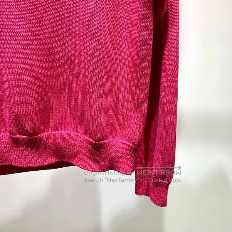 Other Givenchy Fuchsia Off-center Logo Knitted Sweater Size US XL / EU 56 / 4 - 6 Thumbnail