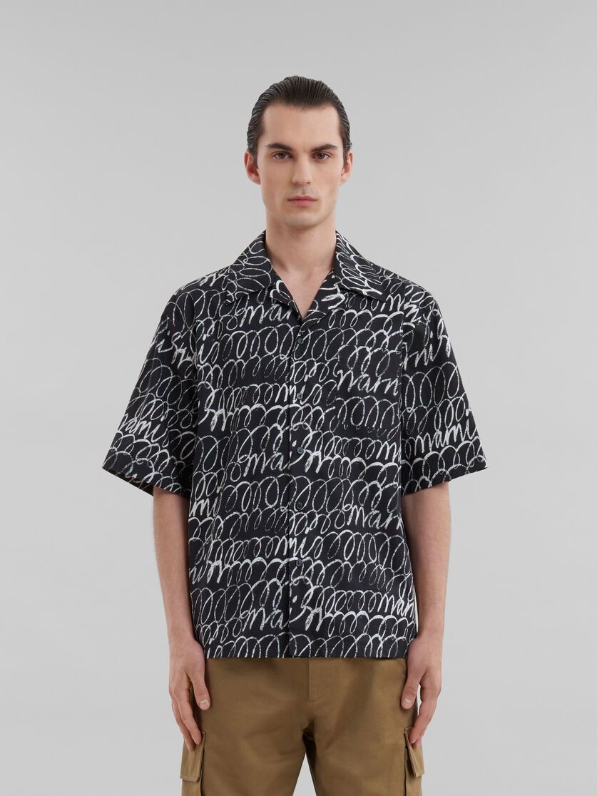 Marni o1w1db11125 Poplin Shirt in Black Size US S / EU 44-46 / 1 - 2 Thumbnail