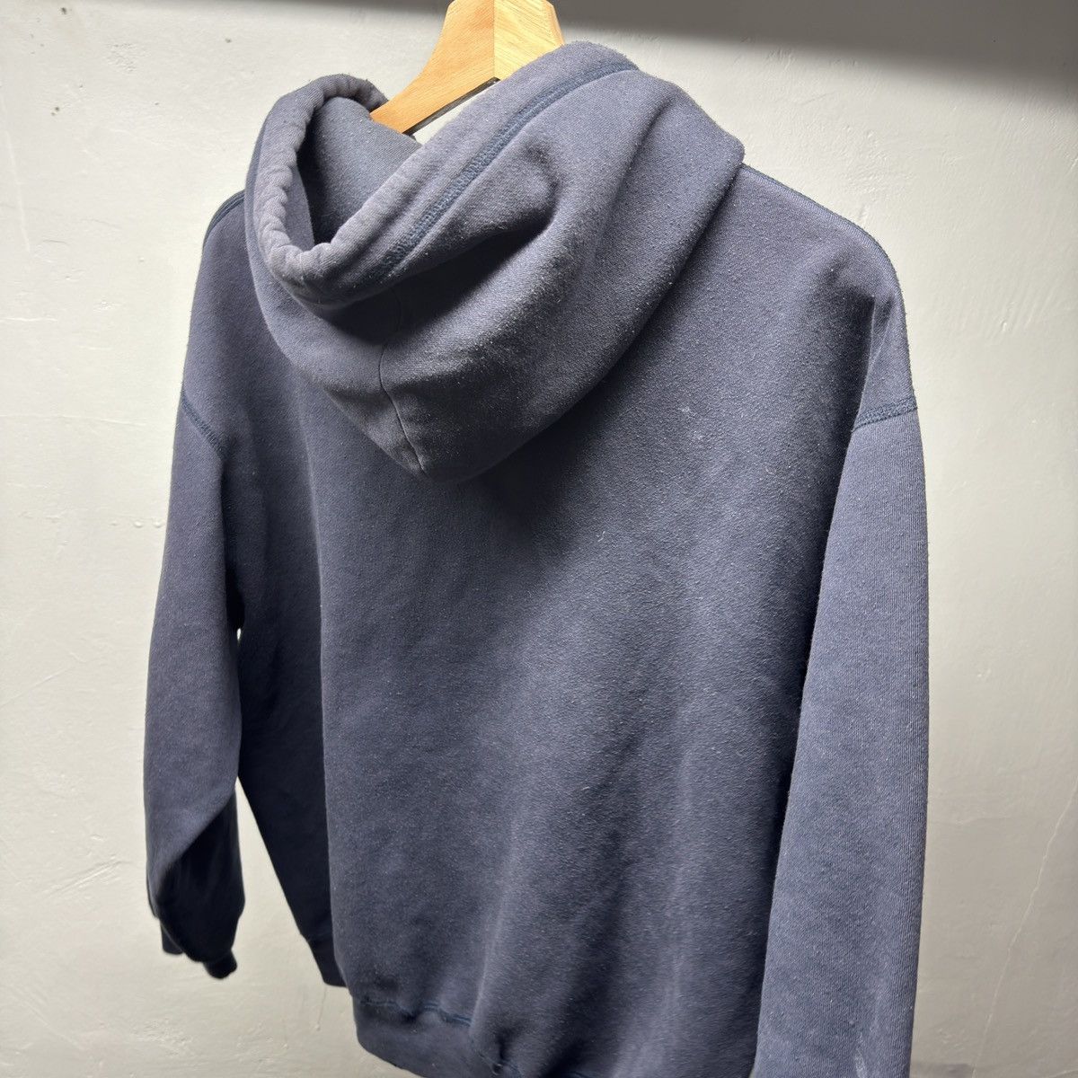 Vintage Polo Ralph Lauren Polo Bear Hoodie Faded Thrashed