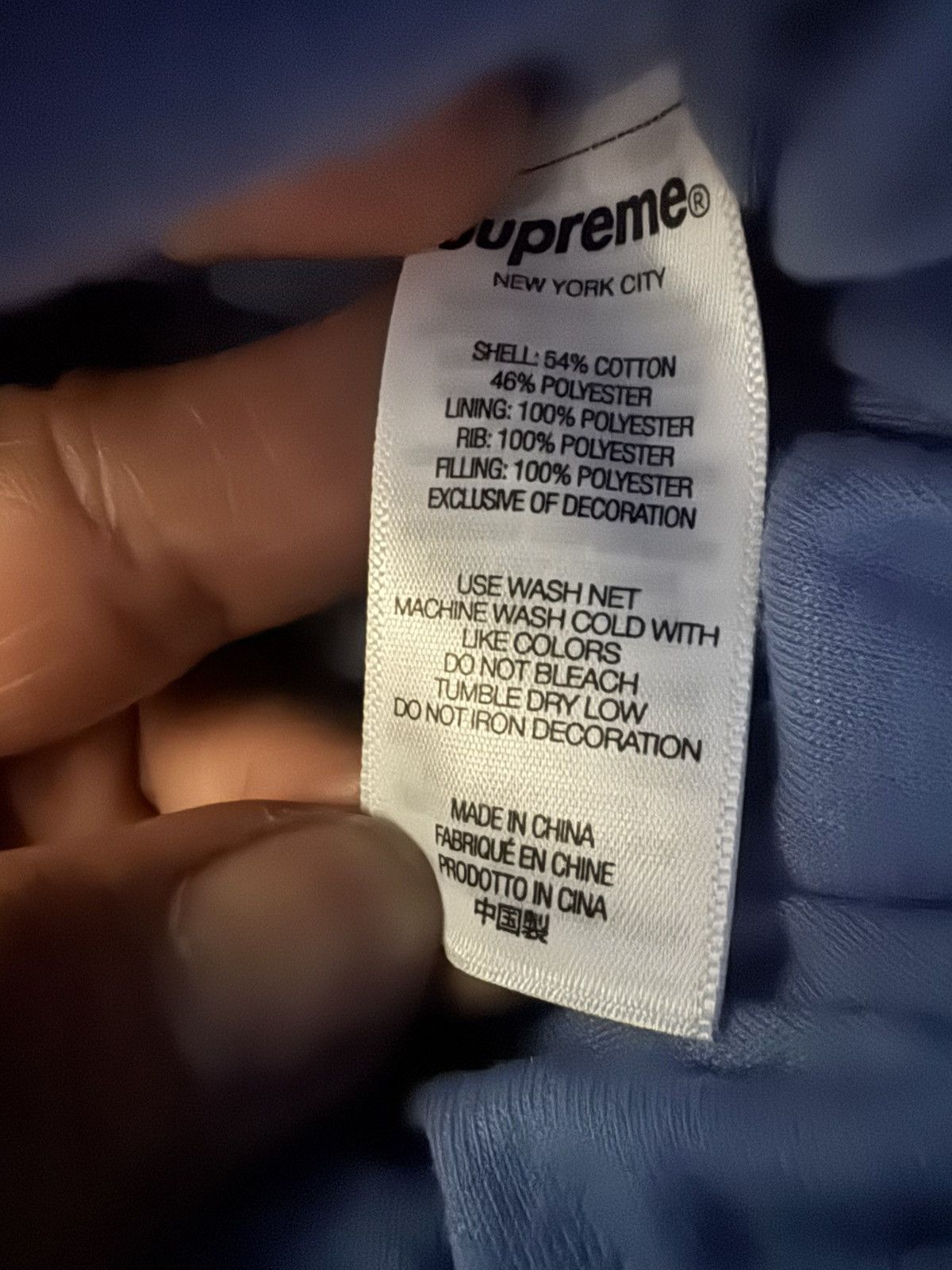 Supreme Supreme Filled Zip Up hoodie Sweatshirt (Size Large) Size US L / EU 52-54 / 3 - 9 Thumbnail