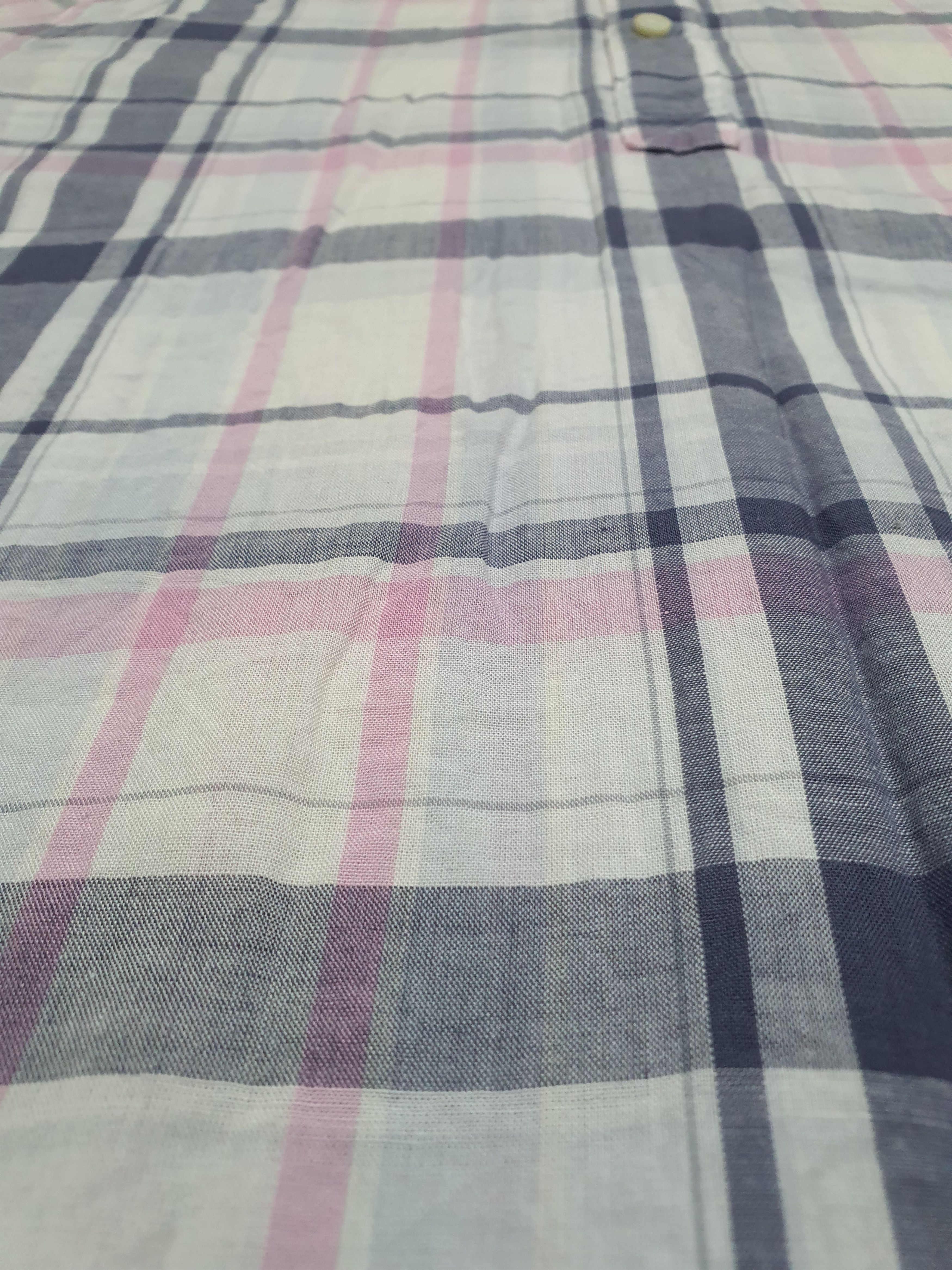 Burberry × Designer BURBERRY 20.5/27.5 HALF-PLACKET SHIRT Size XS / US 0-2 / IT 36-38 - 7 Thumbnail