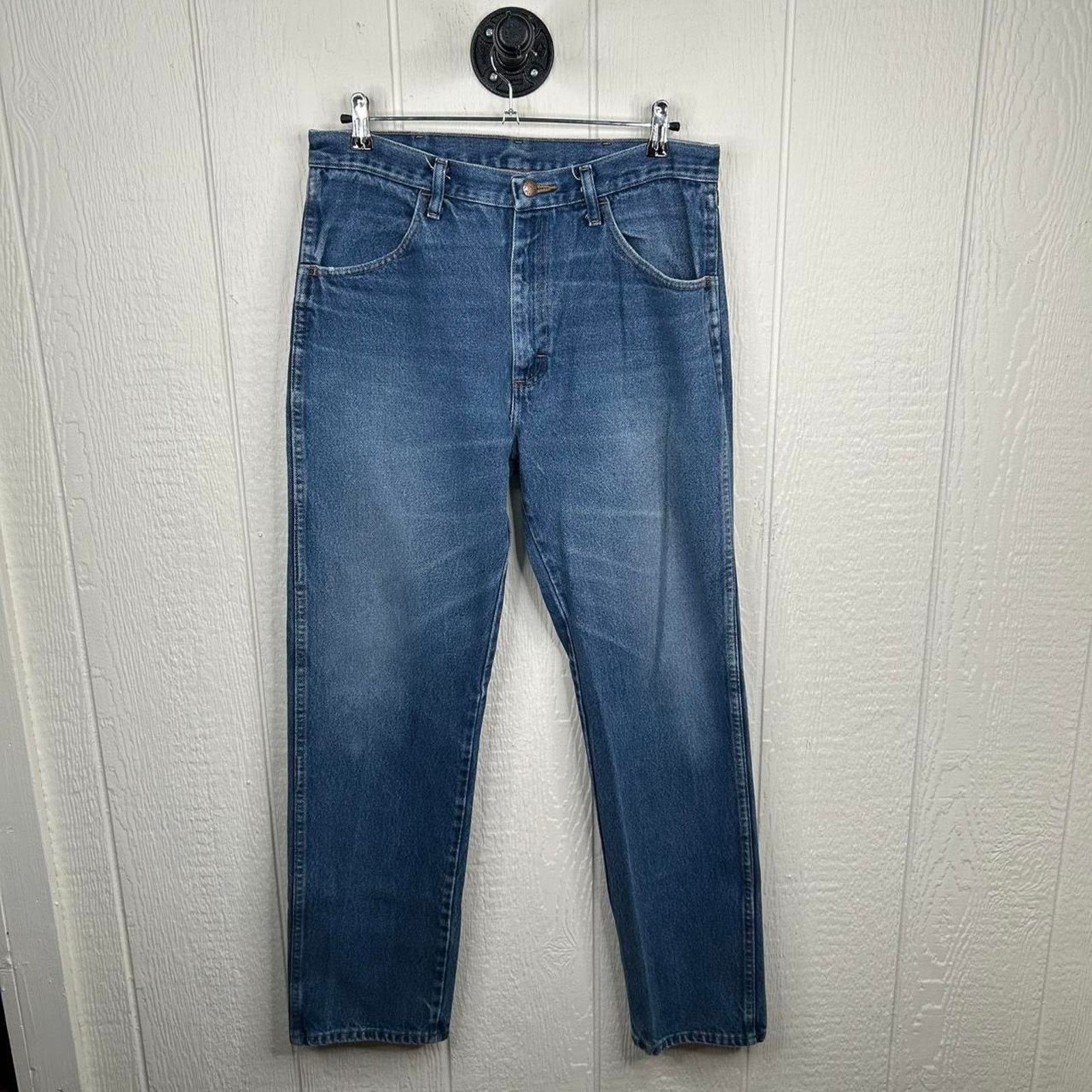 Rustler Vintage Y2K Rustler Workwear Straight Leg Faded Jeans 34x32 Size US 34 / EU 50 - 3 Thumbnail
