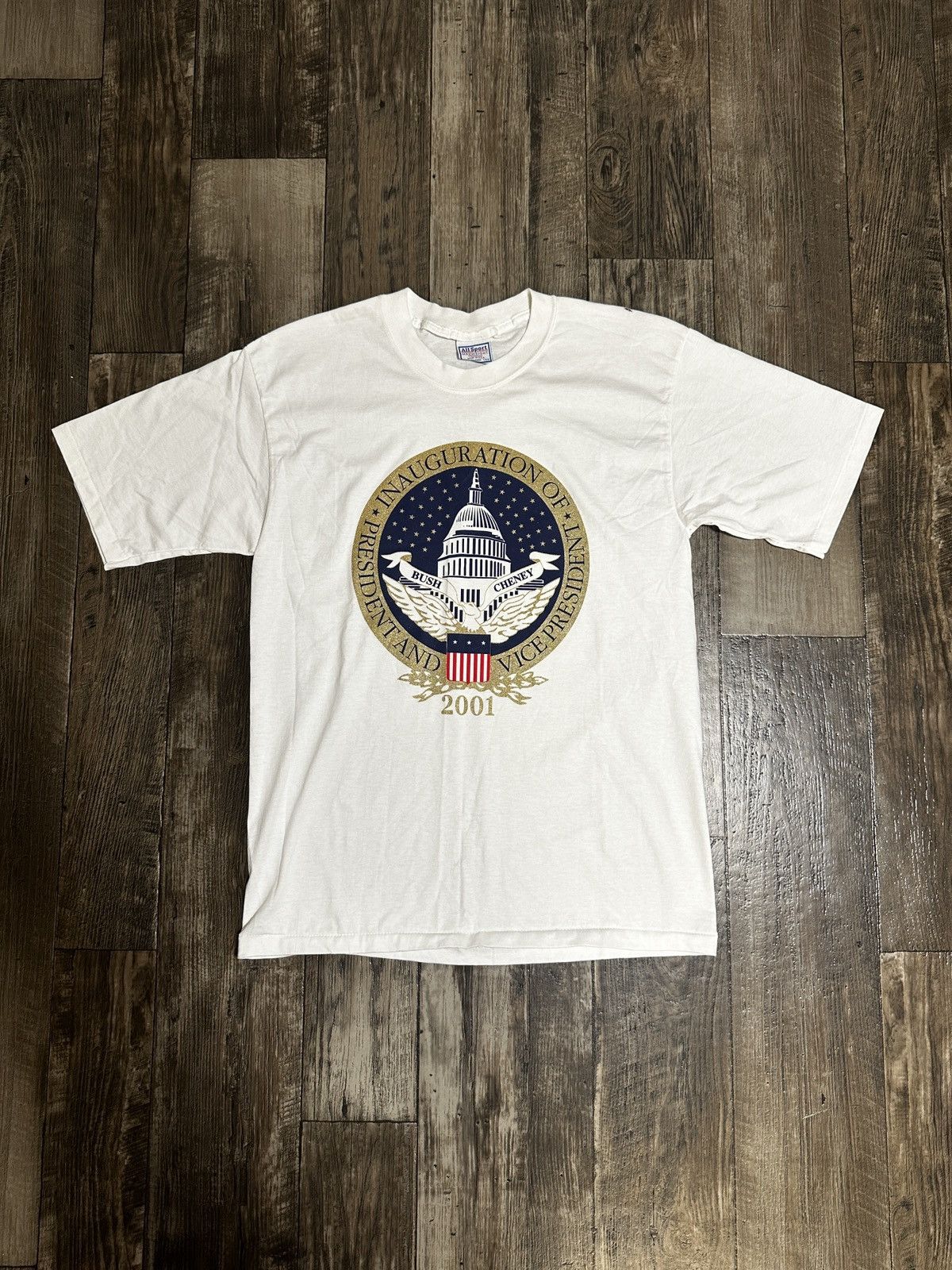 Vintage Vintage 2001 George W. Bush Inauguration Tee Size US XL / EU 56 / 4 - 2 Thumbnail