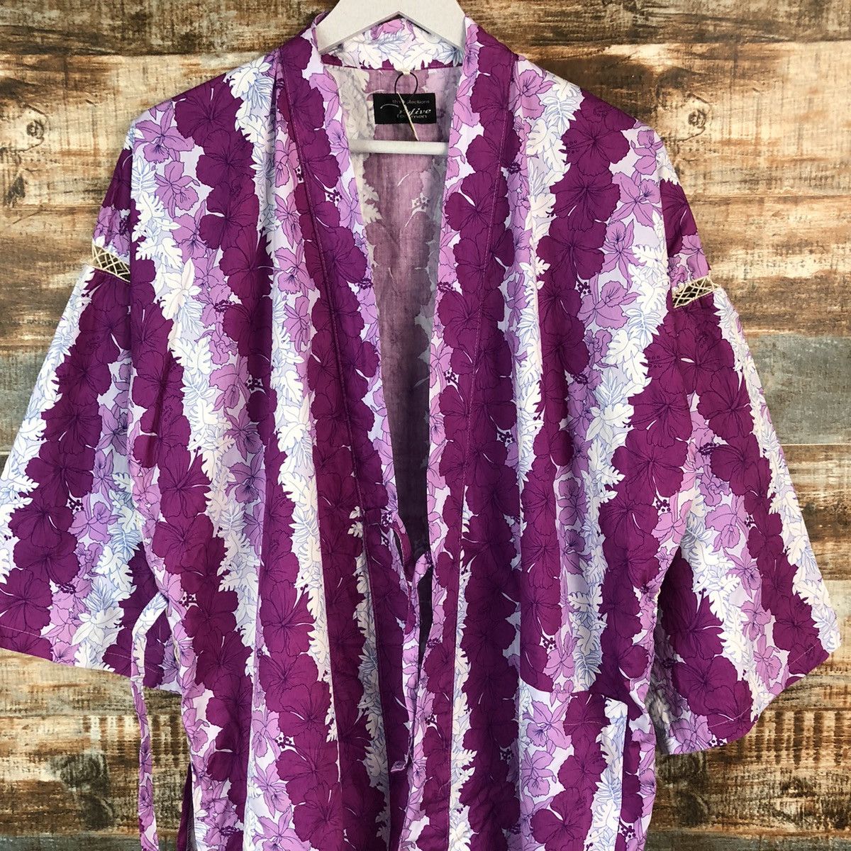 Homespun Knitwear × Japanese Brand V Live Purple Kimono streetwear #A2232 Size US L / EU 52-54 / 3 - 5 Thumbnail