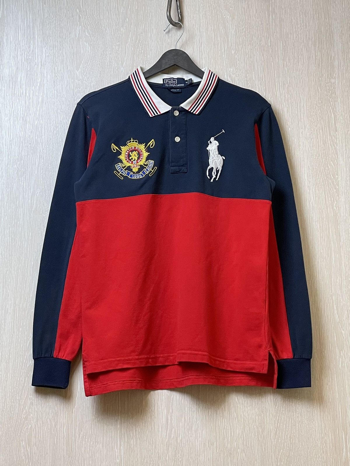Polo Ralph Lauren × Vintage Vintage Polo Ralph Lauren Rugby Longsleeve Size S Size US S / EU 44-46 / 1 - 1 Thumbnail