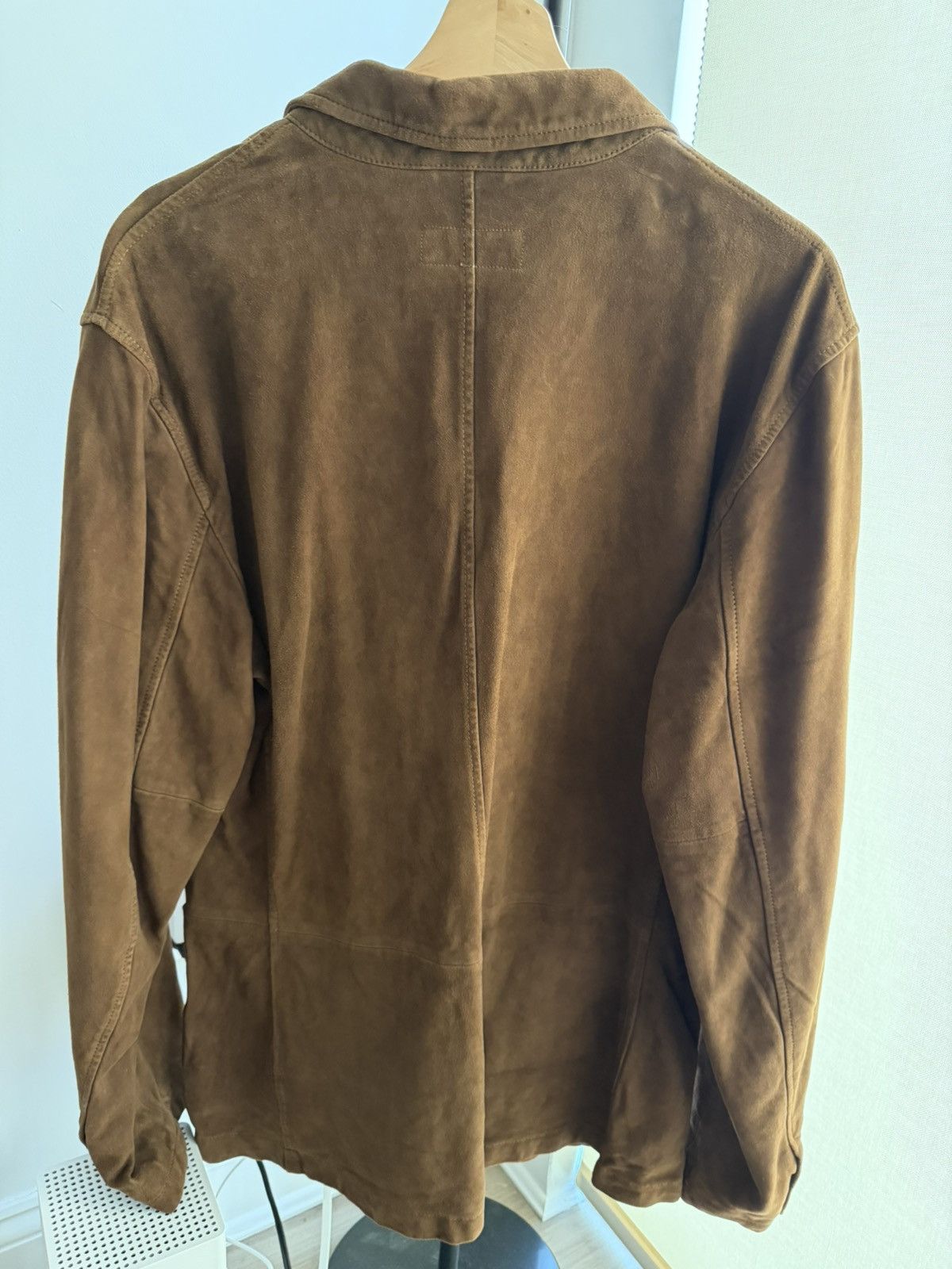 Polo Ralph Lauren Polo Single Breasted Suede Jacket Size US M / EU 48-50 / 2 - 2 Thumbnail