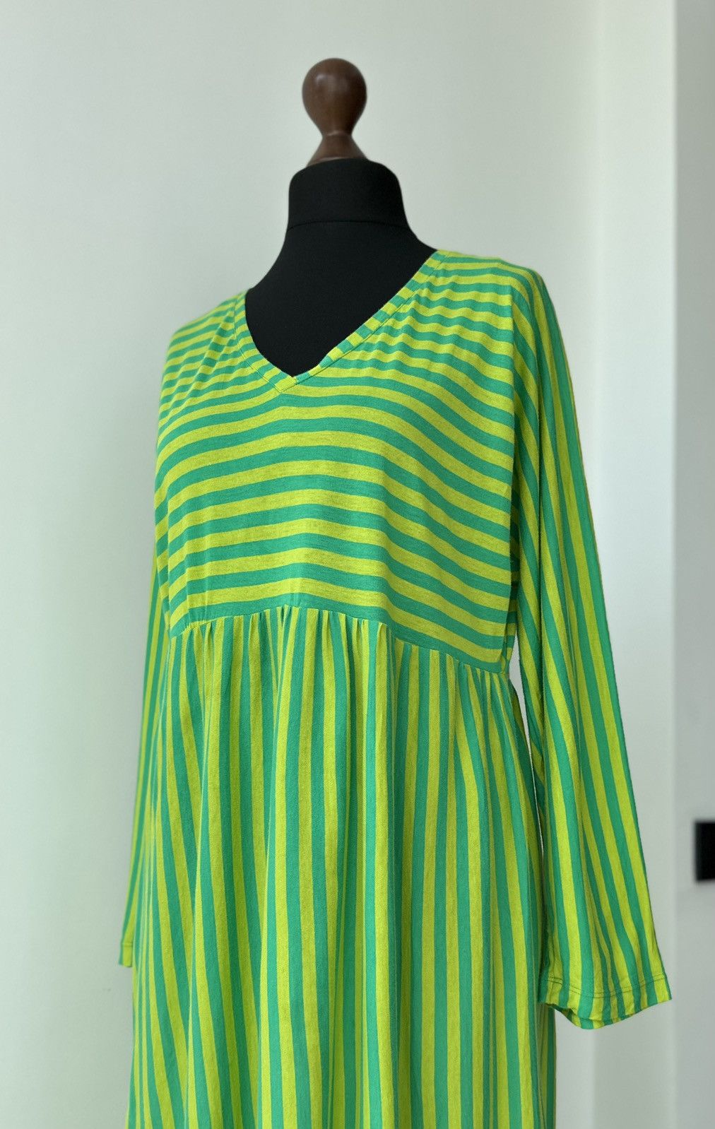 Other Gudrun Sjoden Women's Long Striped Dress Organic Size M Size M / US 6-8 / IT 42-44 - 1 Thumbnail