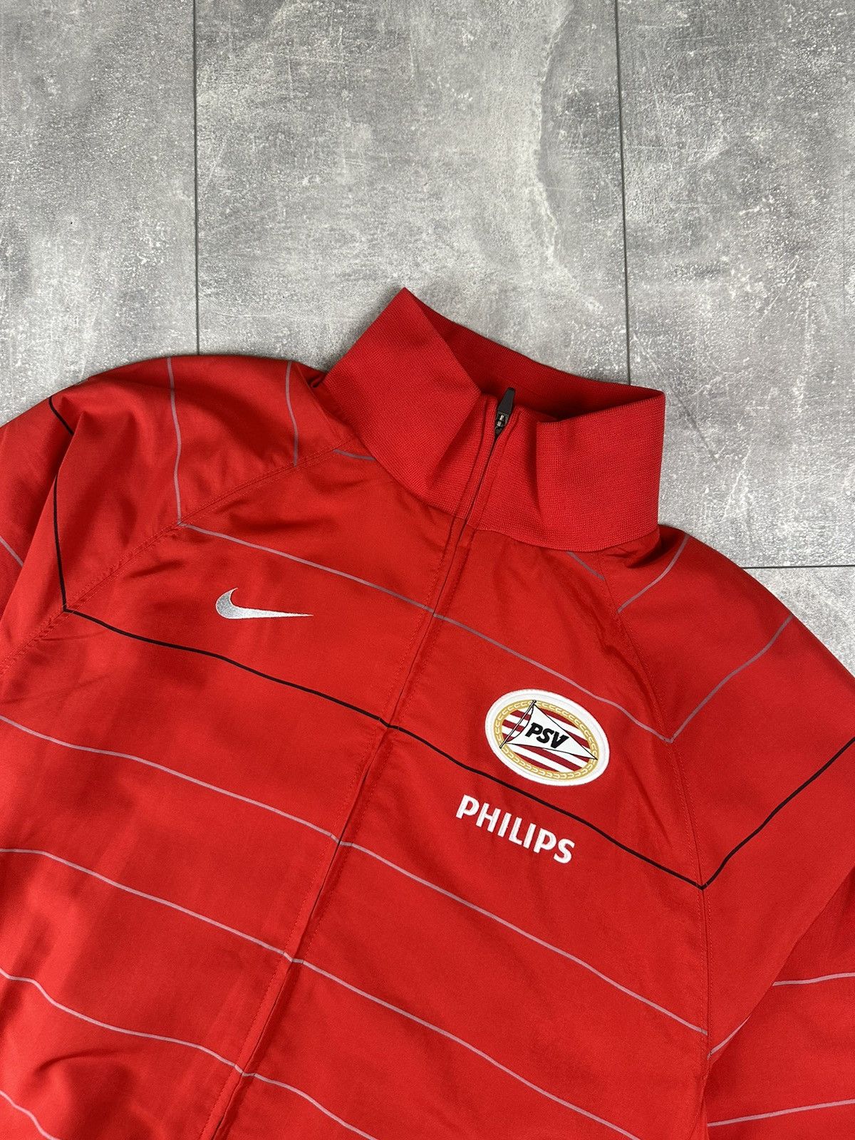Nike Nike PSV Eindhoven Soccer Football 2000S Track-Top Vintage Size US XL / EU 56 / 4 - 8 Thumbnail