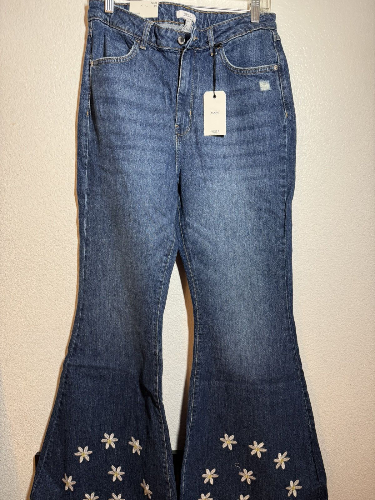 Forever 21 Forever 21 Flare Denim Jeans Size 30" / US 8 / IT 44 - 1 Thumbnail