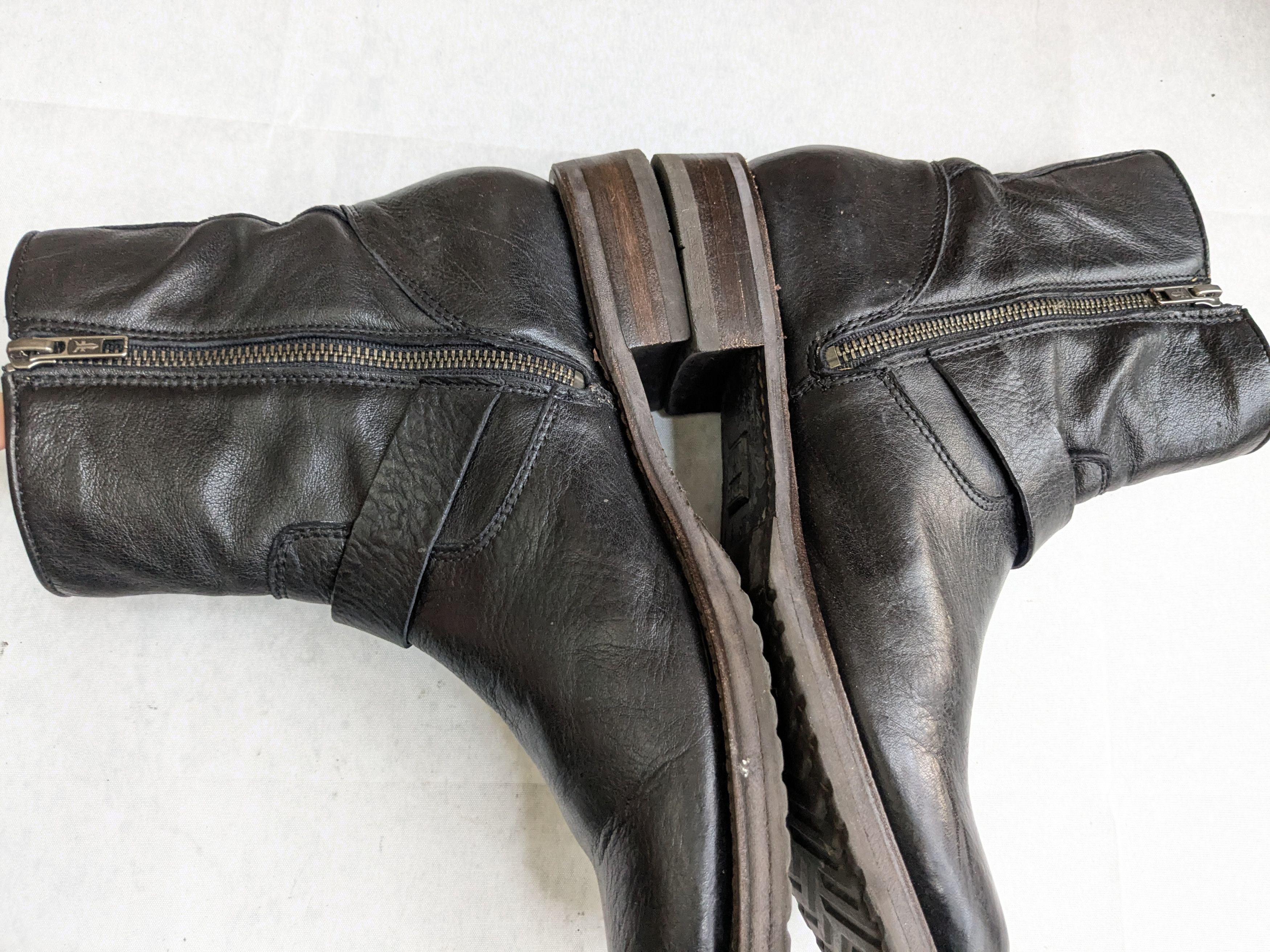 Frye Frye Engineer Boots Black Leather 8.5 Motorcycle Biker Size US 8.5 / EU 41-42 - 10 Thumbnail