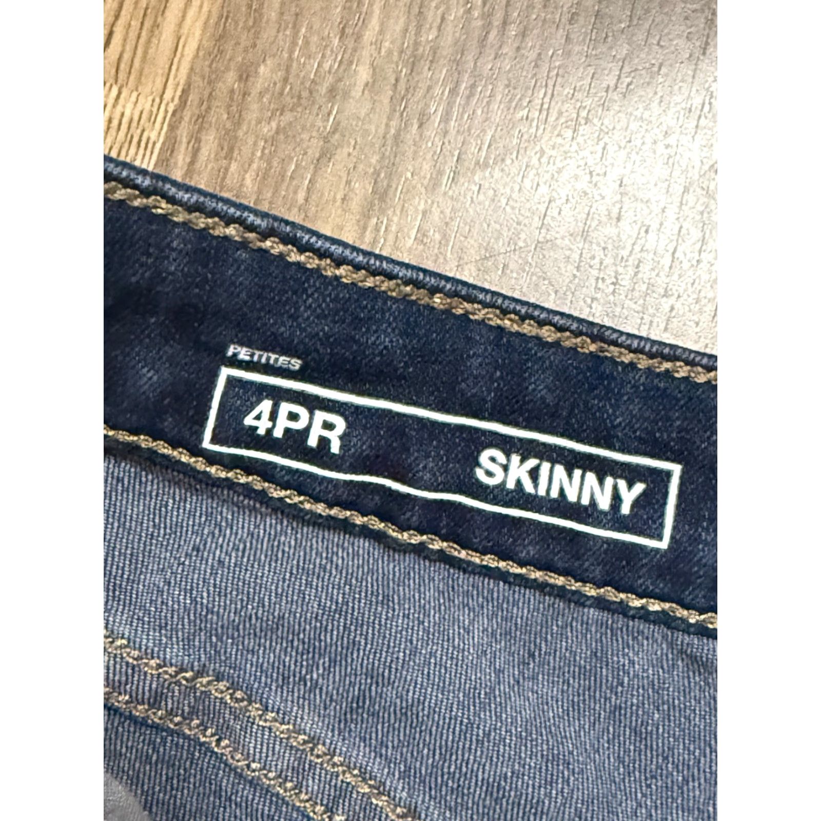 Vintage Sonoma Jeans Women 4PR Blue Denim Skinny 5-Pocket Pockets Dark Wash Size 27" / US 4 / IT 40 - 4 Thumbnail