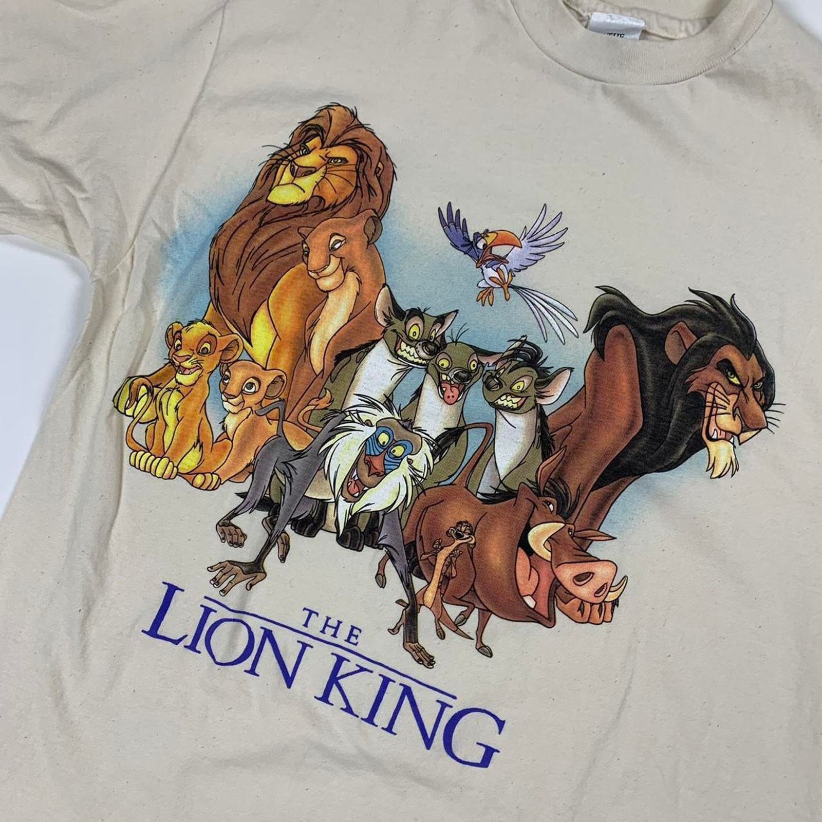 Vintage Vintage 90s The Lion King T Shirt Size US L / EU 52-54 / 3 - 3 Thumbnail