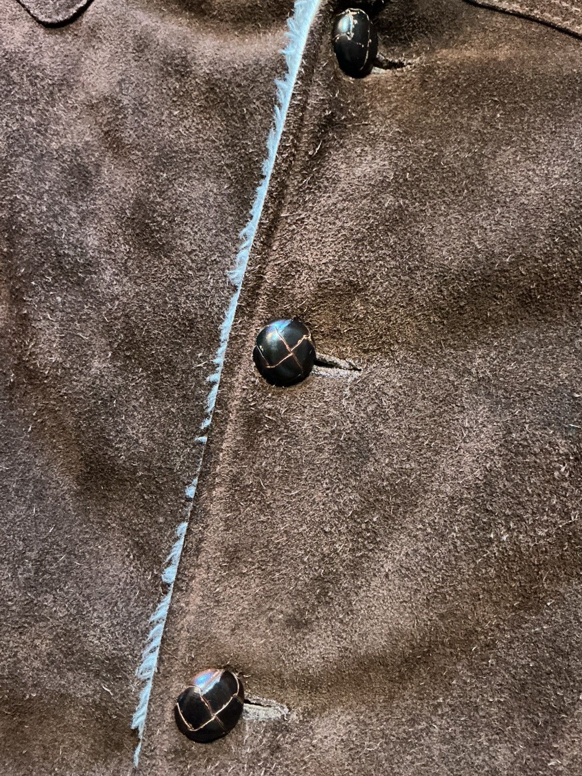 Vintage Vintage 60s 70s Montgomery Ward Cowhide Leather Rancher Coat Size US M / EU 48-50 / 2 - 7 Thumbnail
