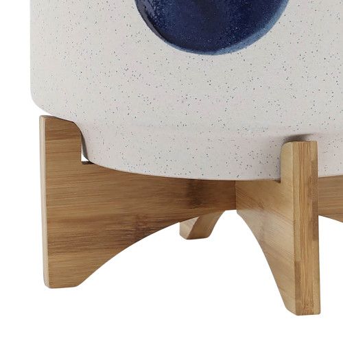 Designer × Homemade 10" FUNKY PLANTER W/ STAND, WHITE Size US L / EU 52-54 / 3 - 7 Thumbnail