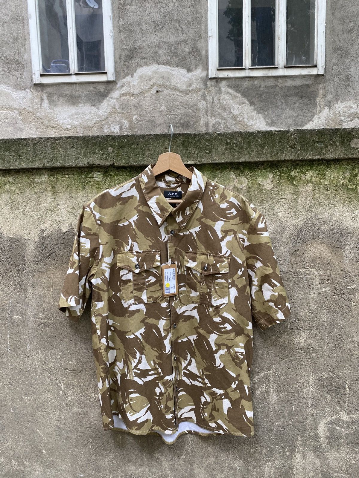 A.P.C. A.P.C. Camo Shirt New With Tags Size US M / EU 48-50 / 2 - 1 Thumbnail