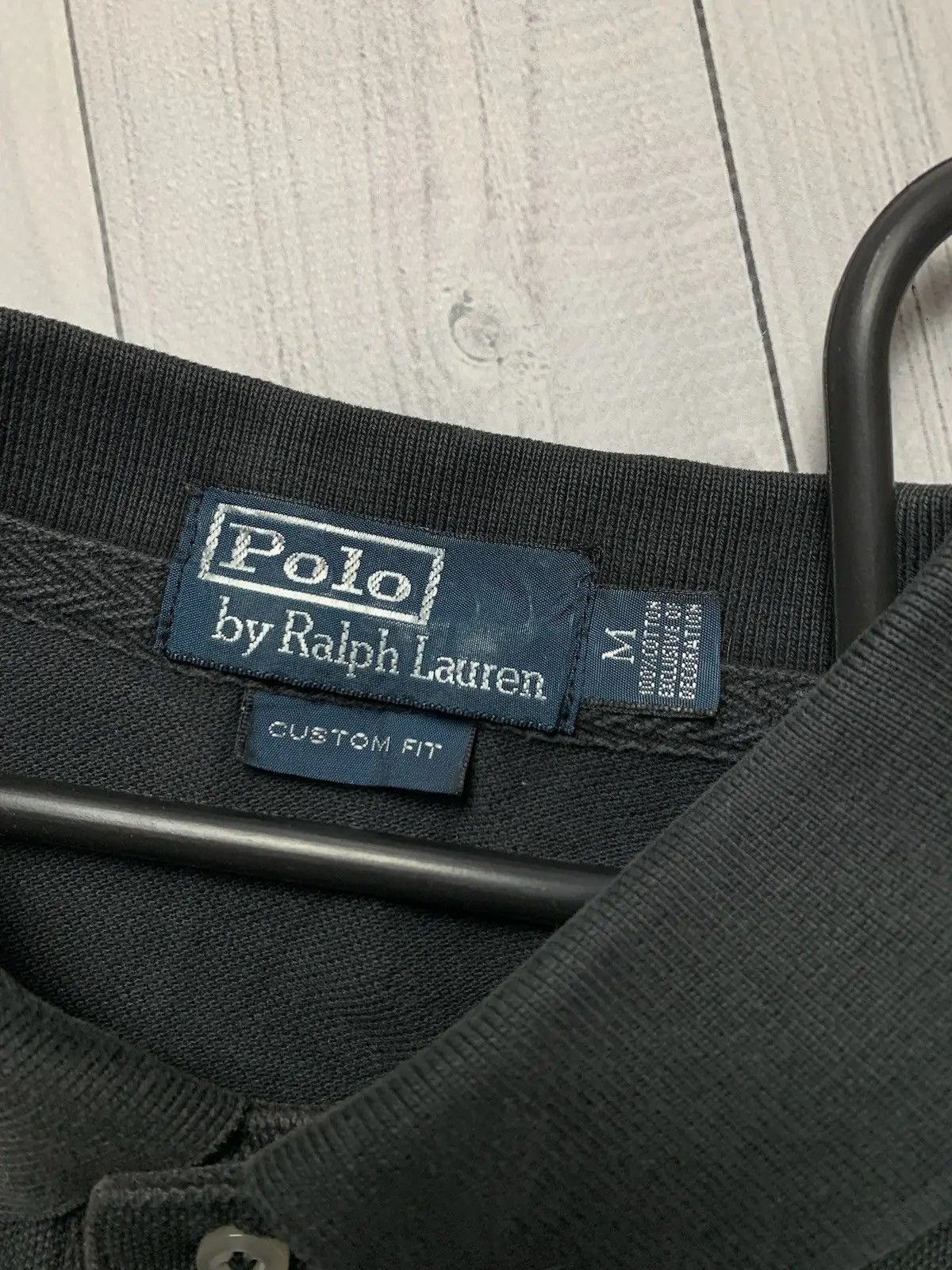 Polo Ralph Lauren Vintage polo Ralph Lauren black big logo number distressed Size US M / EU 48-50 / 2 - 3 Thumbnail