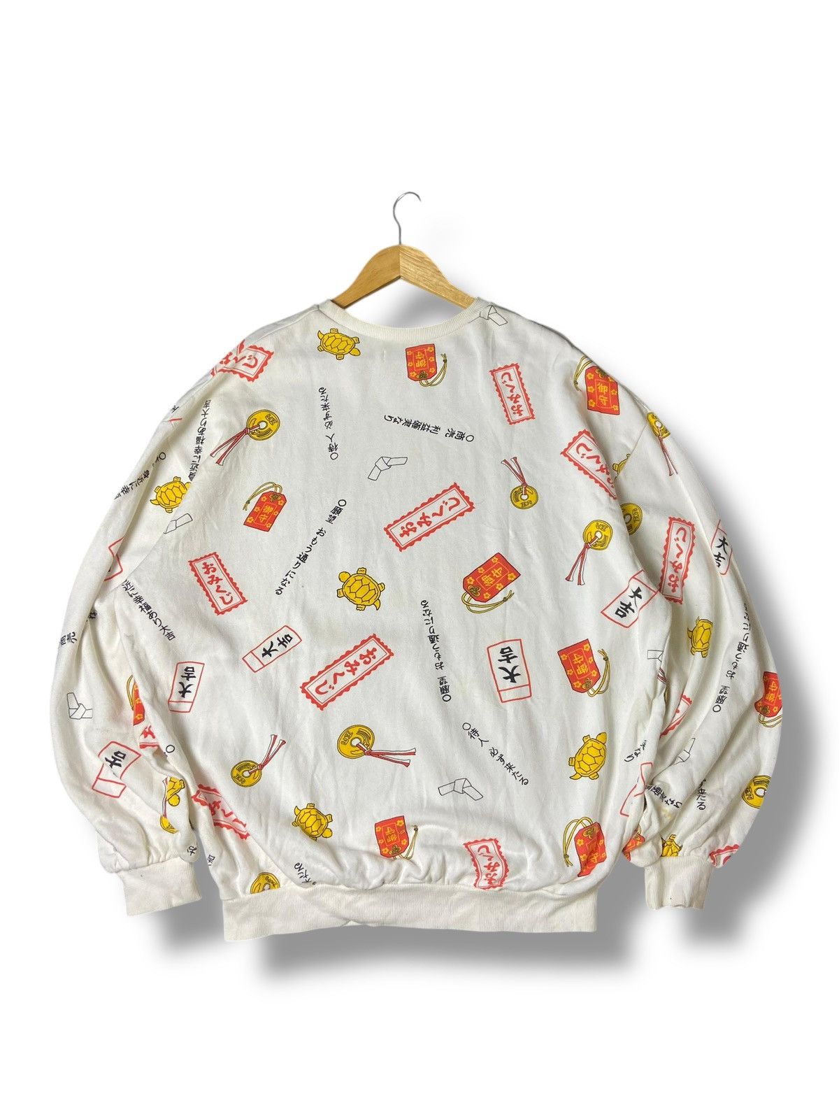 Japanese Brand × Vintage PUNYUS x Daikichi Fullprint Baggy Sweatshirt (119) Size US XL / EU 56 / 4 - 6 Thumbnail