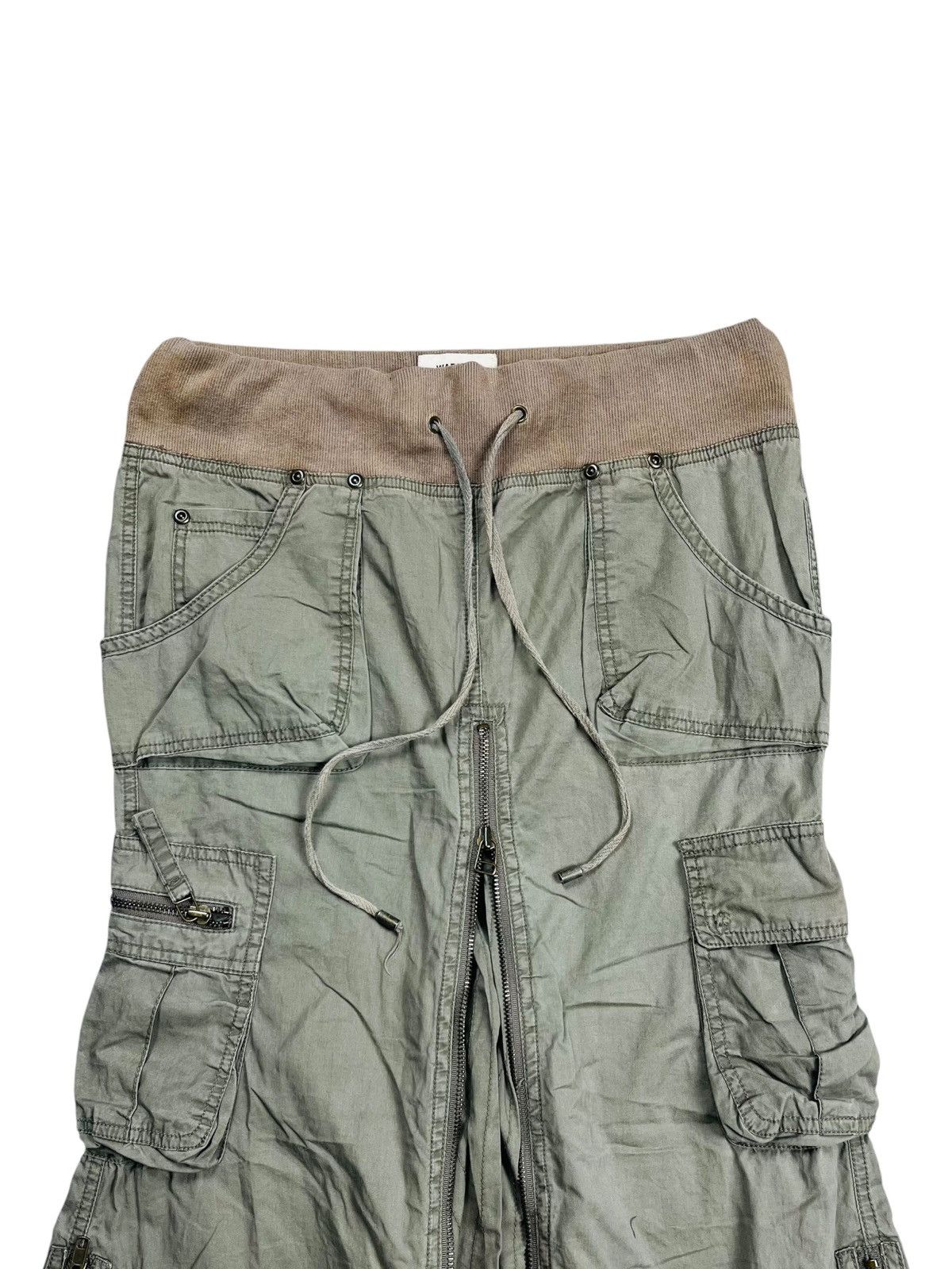 If Six Was Nine 2000s GOA - Apocalypse Style Cargo Skirt Size 29" - 4 Thumbnail