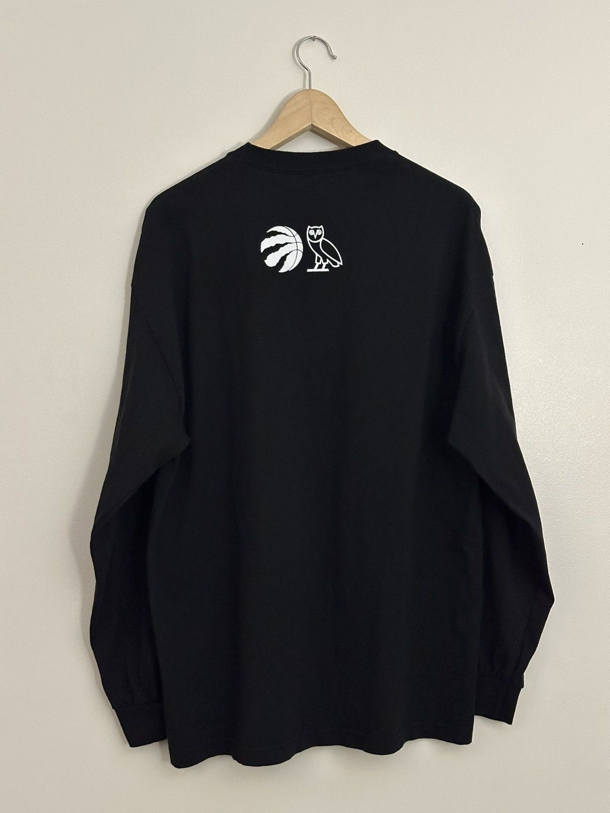 NBA OVO x Toronto Raptors Long Sleeve Shirt Multi Logo Graphic L Size US XL / EU 56 / 4 - 4 Thumbnail