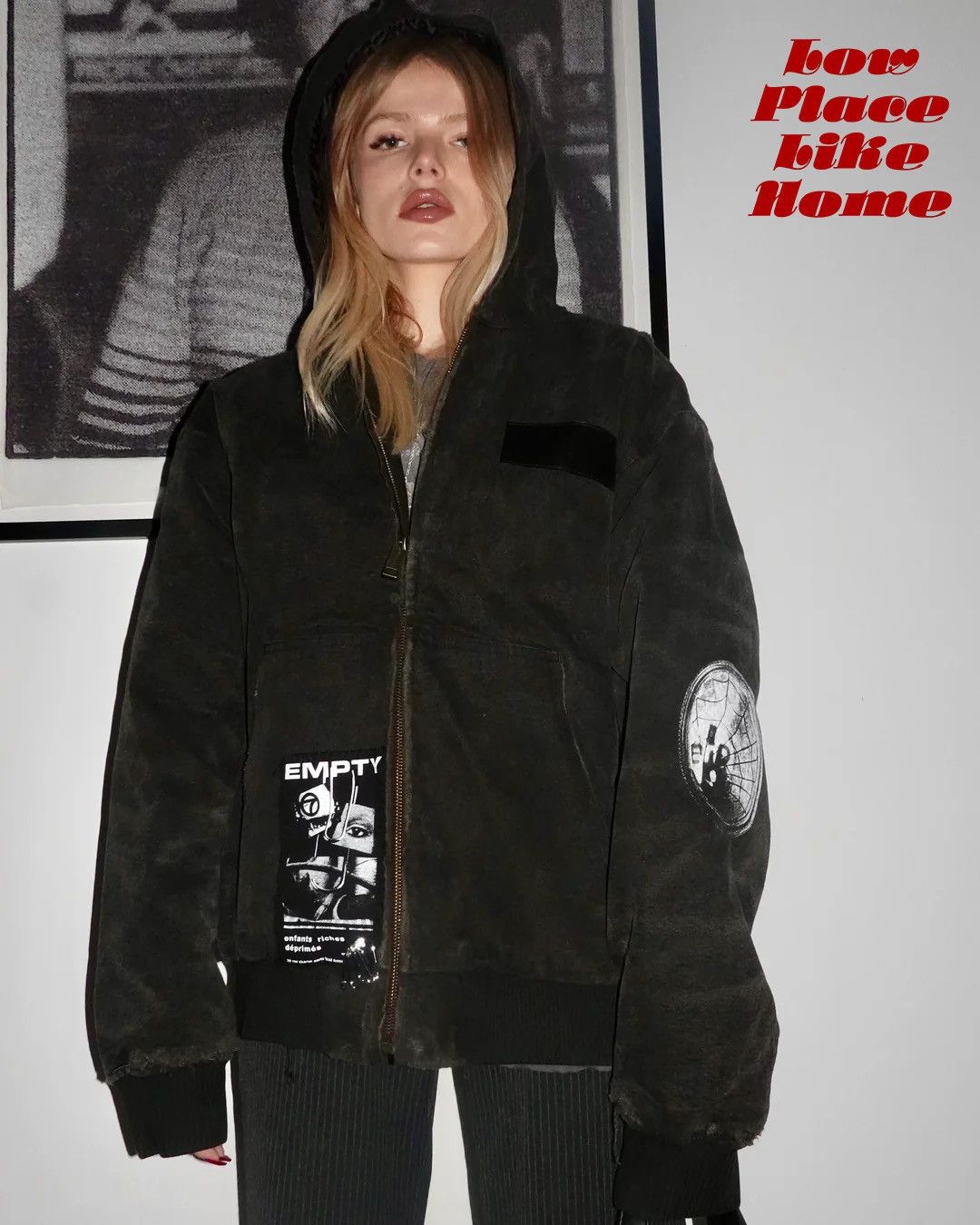 Enfants Riches Deprimes 🚭 INSANE 🚭 PATCHWORK & DUCT TAPE CHRIST THRASHED JACKET Size US XL / EU 56 / 4 - 1 Thumbnail