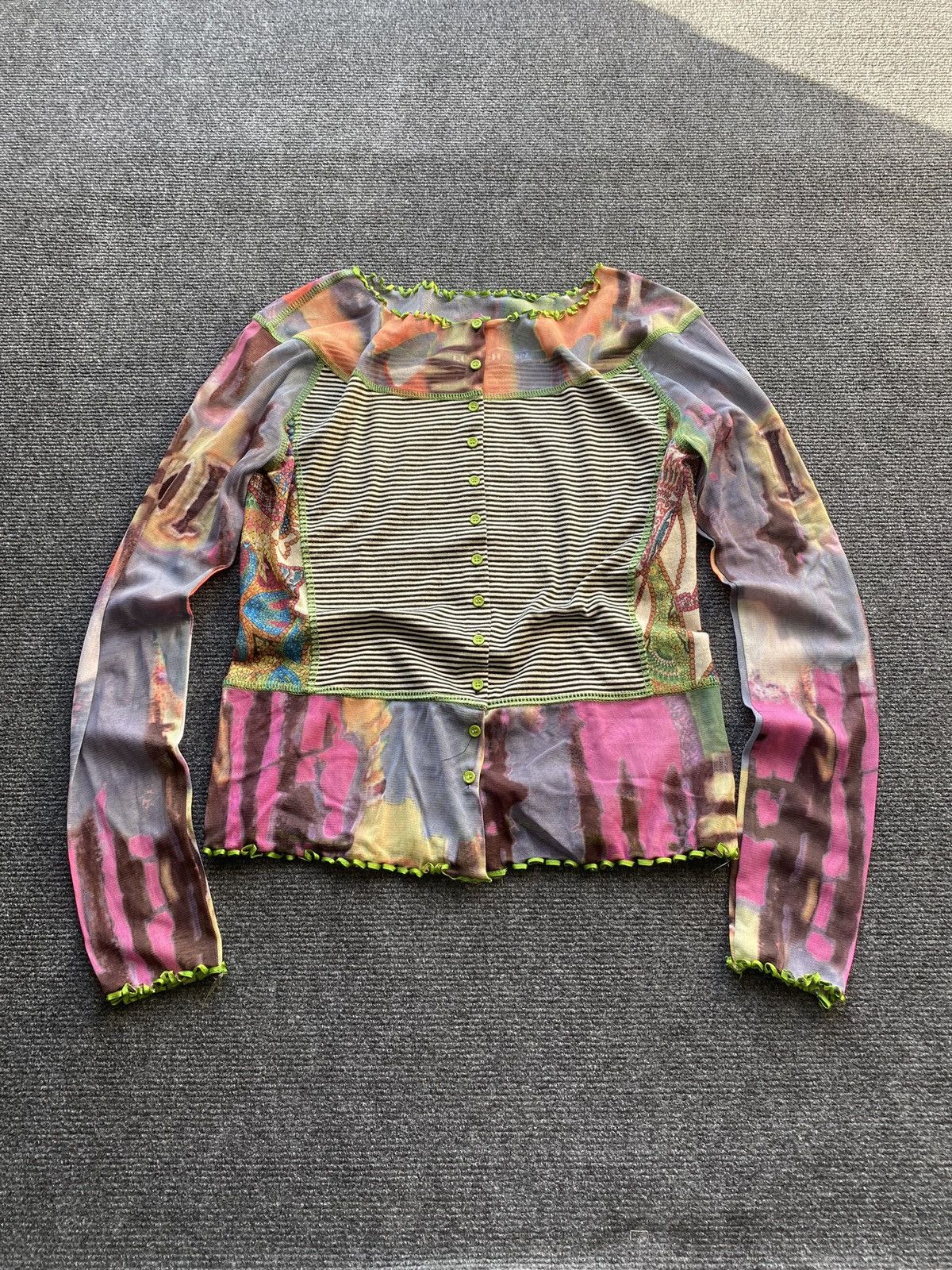 Other 🔥Lulu H Gothic Opium Punk Blouse s/m rare sexy Size M / US 6-8 / IT 42-44 - 1 Thumbnail