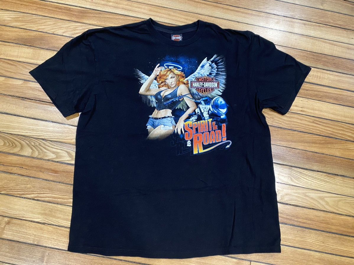 Harley Davidson × Vintage Harley Reba Tshirt XXl Size US XXL / EU 58 / 5 - 5 Thumbnail