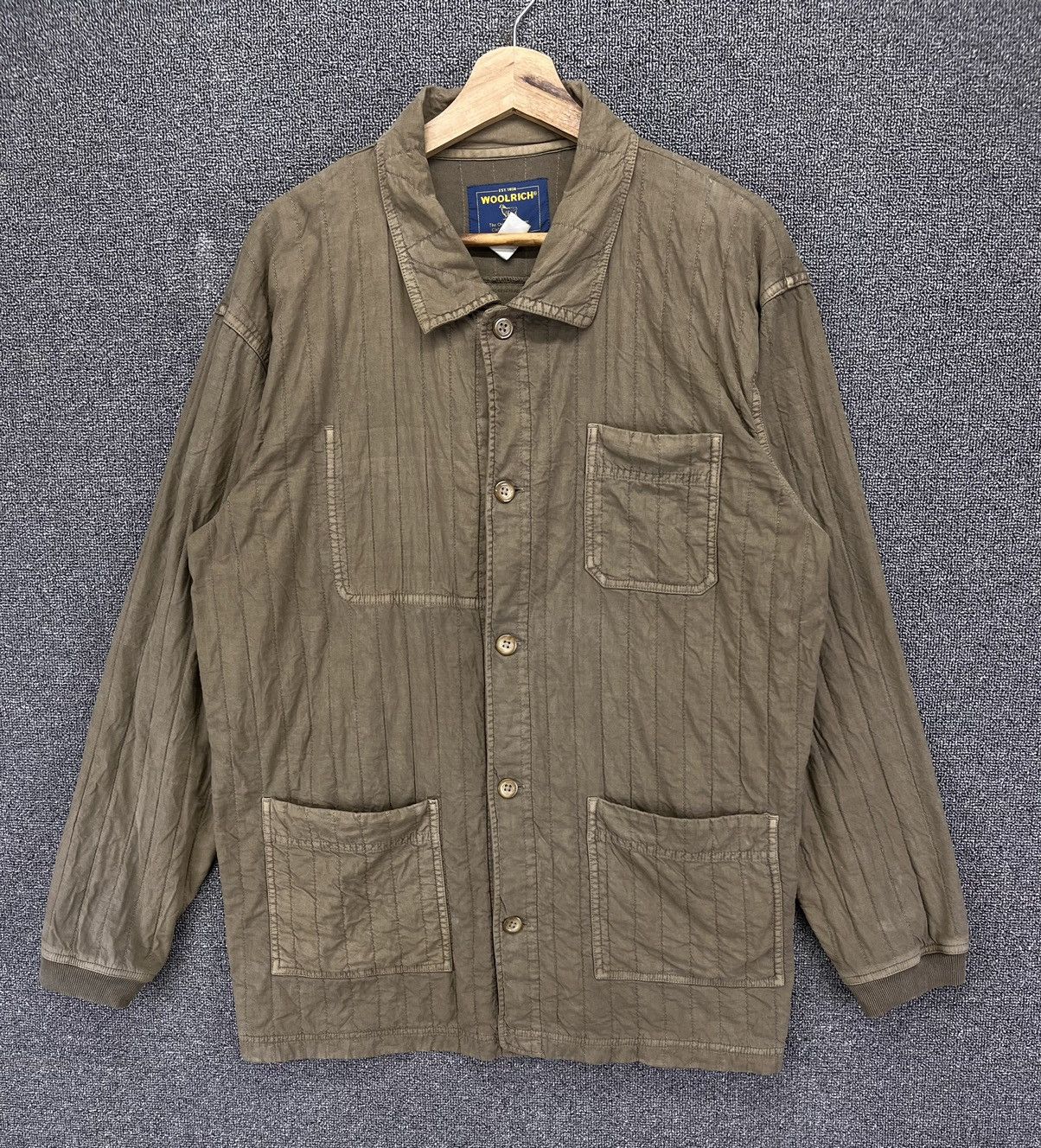 Woolrich Woolen Mills Vintage Woolrich Rare Button Up Chore Jacket Size US M / EU 48-50 / 2 - 1 Thumbnail