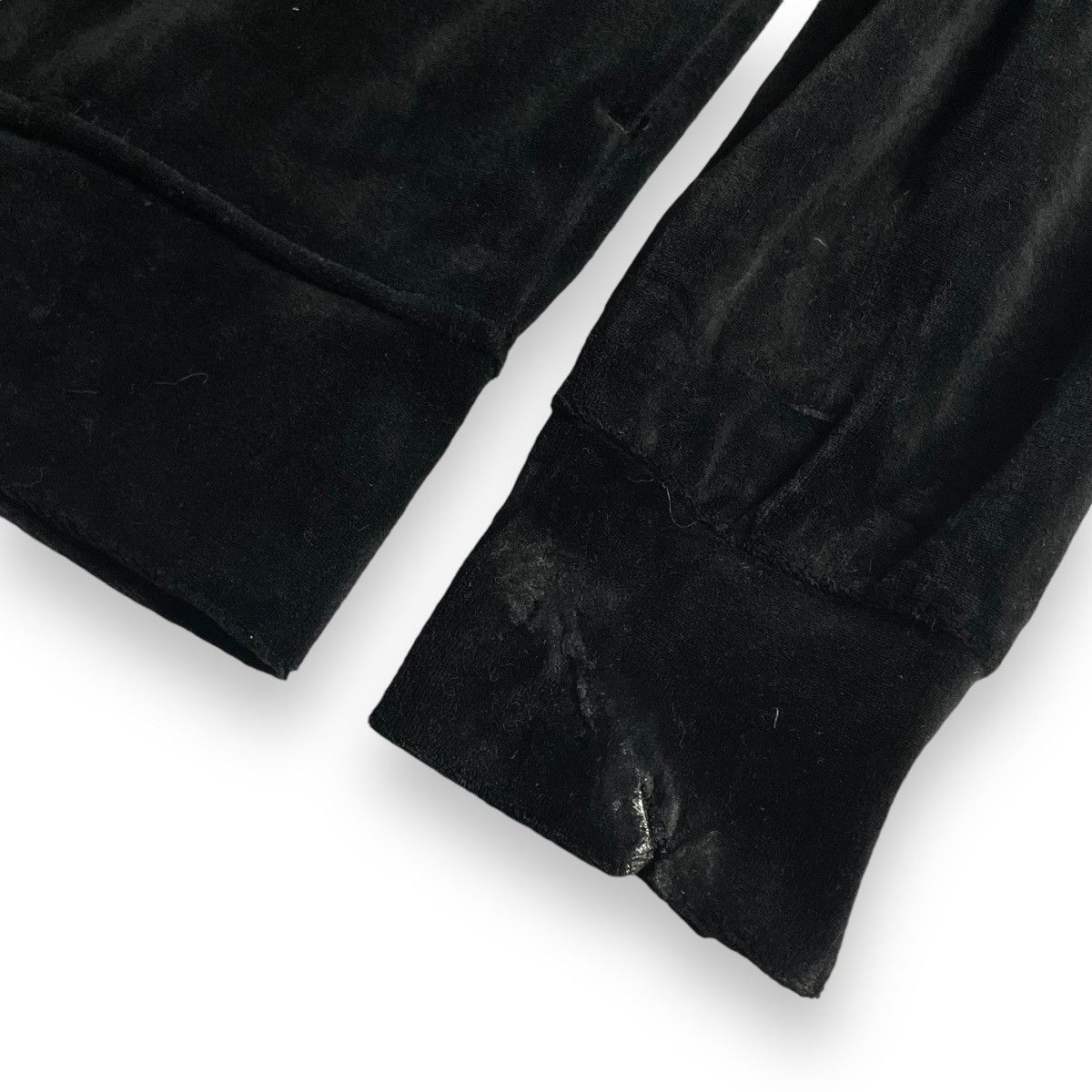 If Six Was Nine CLASH GLITTER CROSS WORDING PUNK GOTHIC VELVET SWEATER Size US L / EU 52-54 / 3 - 15 Thumbnail