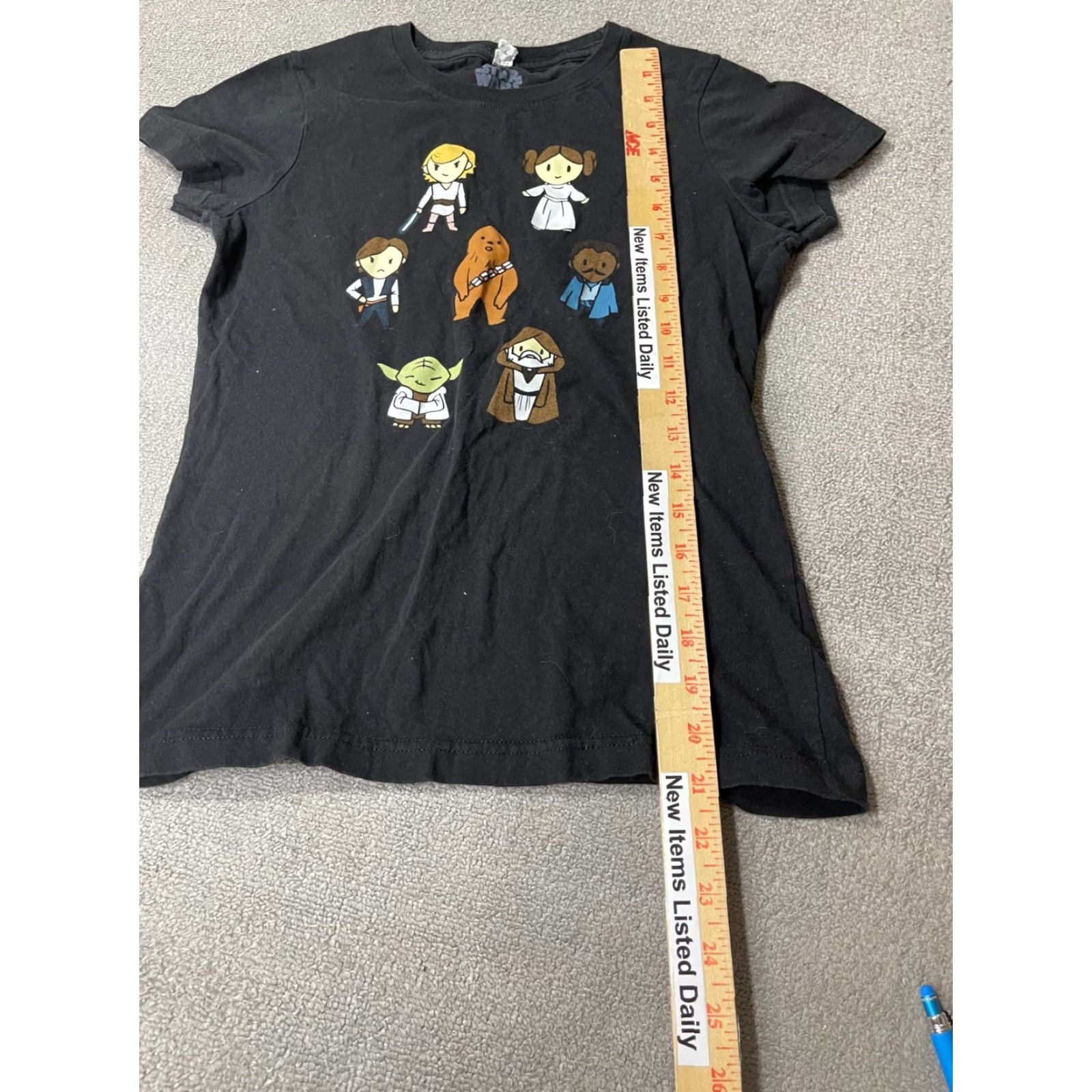 Star Wars Star Wars Tee Turtles Shirt Womens Small S Black Short Sleeve T Shirt Size S / US 4 / IT 40 - 2 Thumbnail