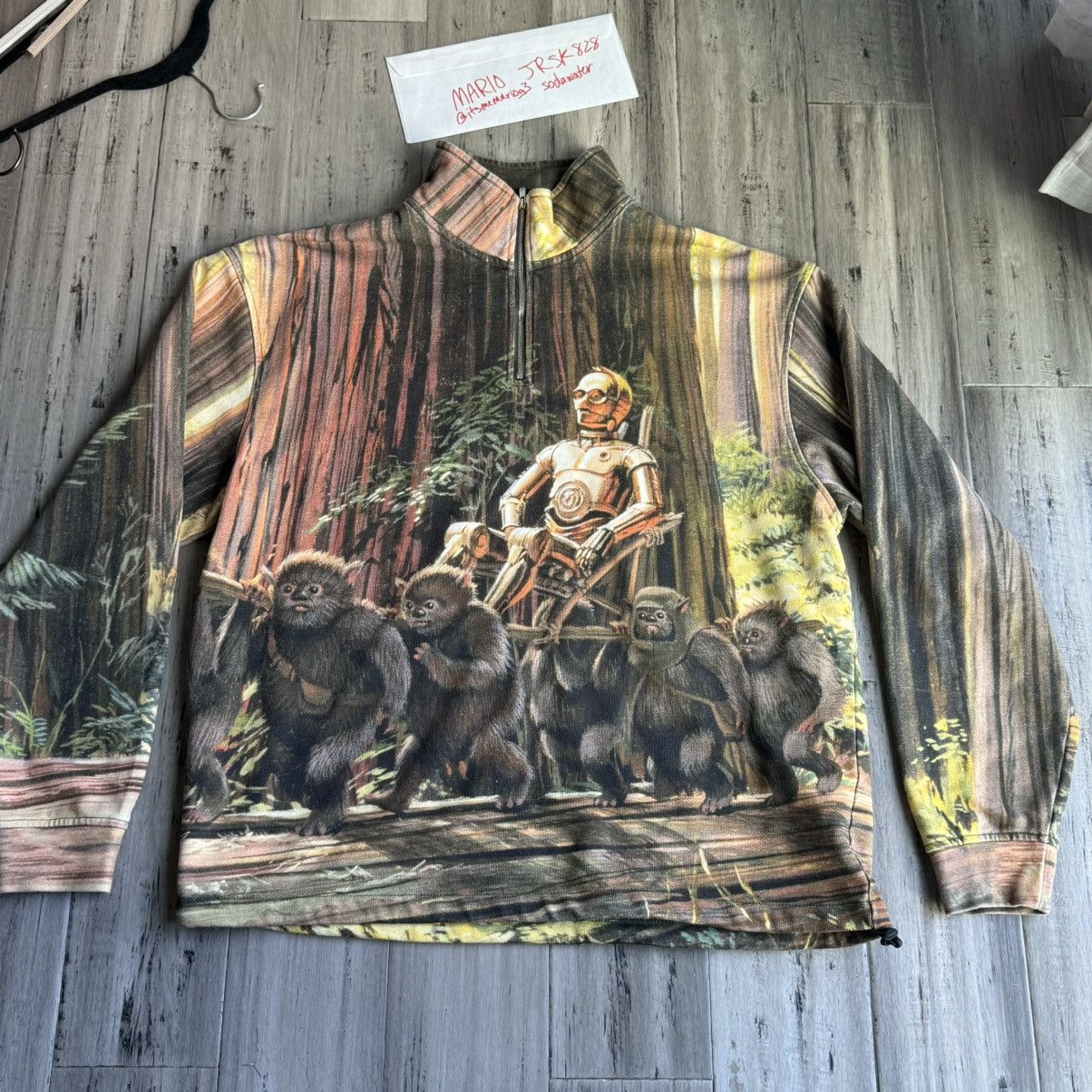 Kith Kith Star Wars Tatooine Quarter Zip | Grailed