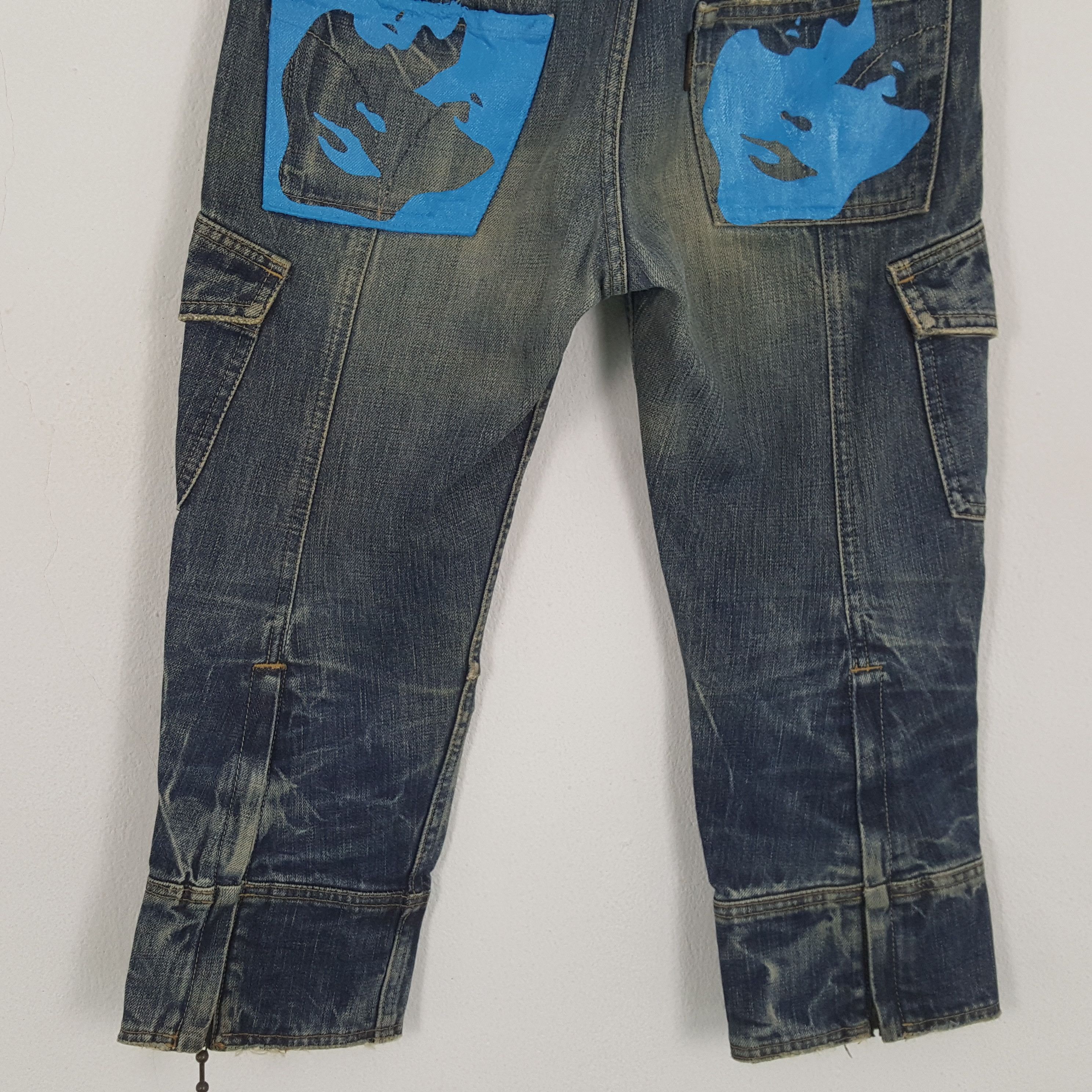 Hysteric Glamour × Japanese Brand × Vintage HYSTERIC GLAMOUR Japanese Brand Custom Art Jeans Size 27" / US 4 / IT 40 - 3 Thumbnail