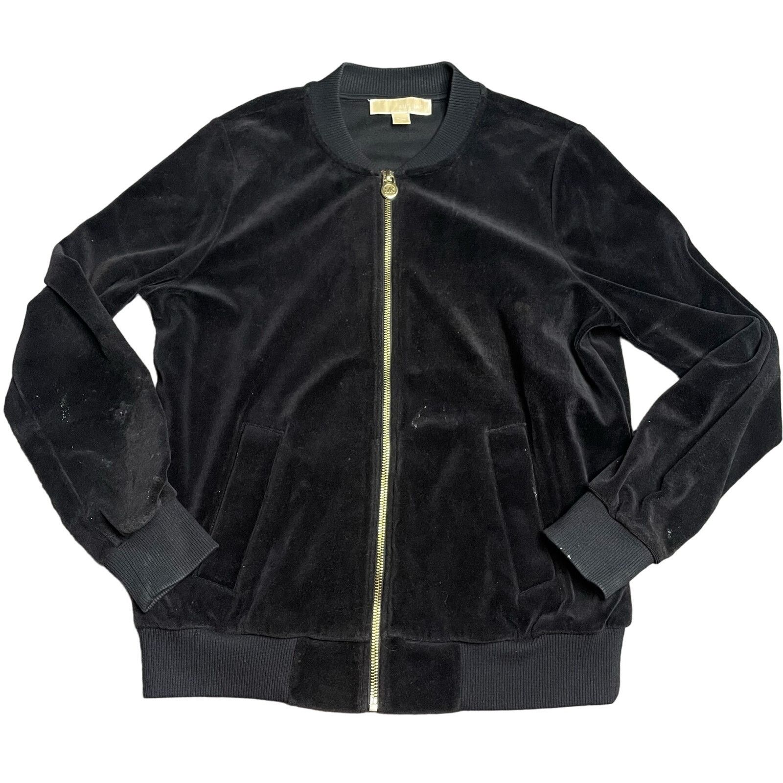 Michael Kors Michael Kors Velour Track Jacket Size M / US 6-8 / IT 42-44 - 6 Thumbnail