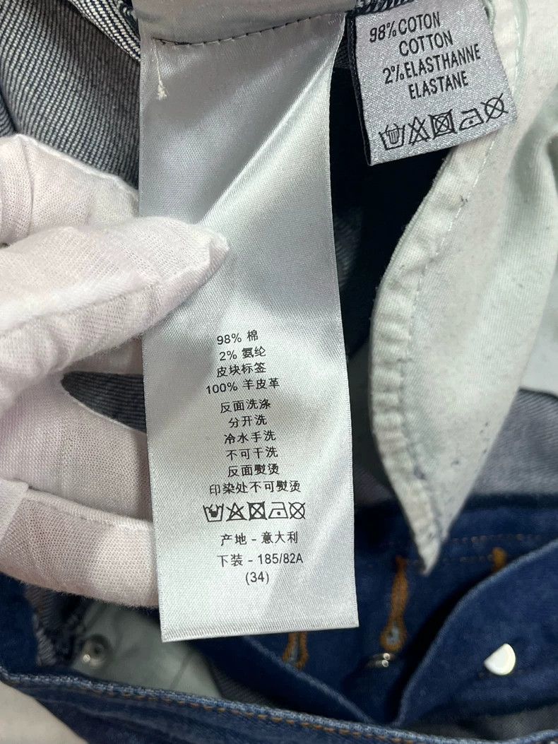 Dior Dior Embossed slogan jeans Size US 34 / EU 50 - 7 Thumbnail
