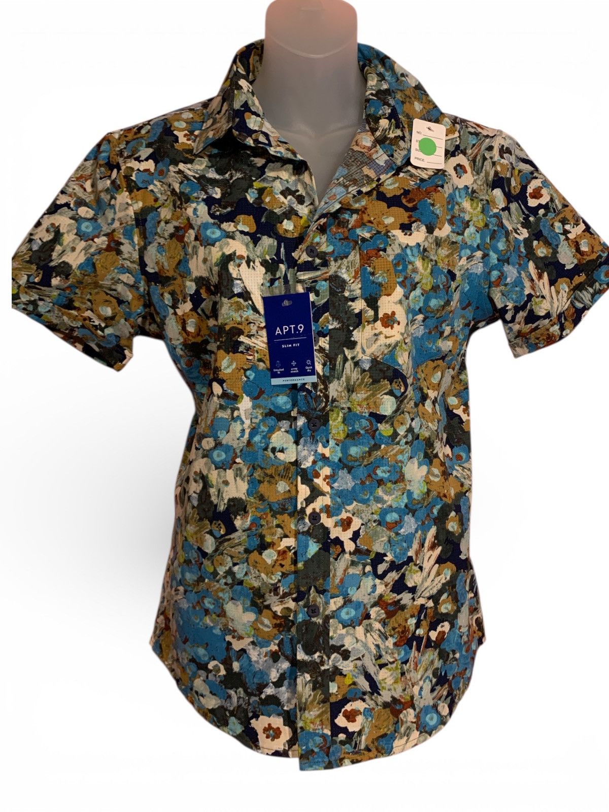 Apt. 9 Floral Button Down (item#10129) Size US S / EU 44-46 / 1 - 1 Thumbnail