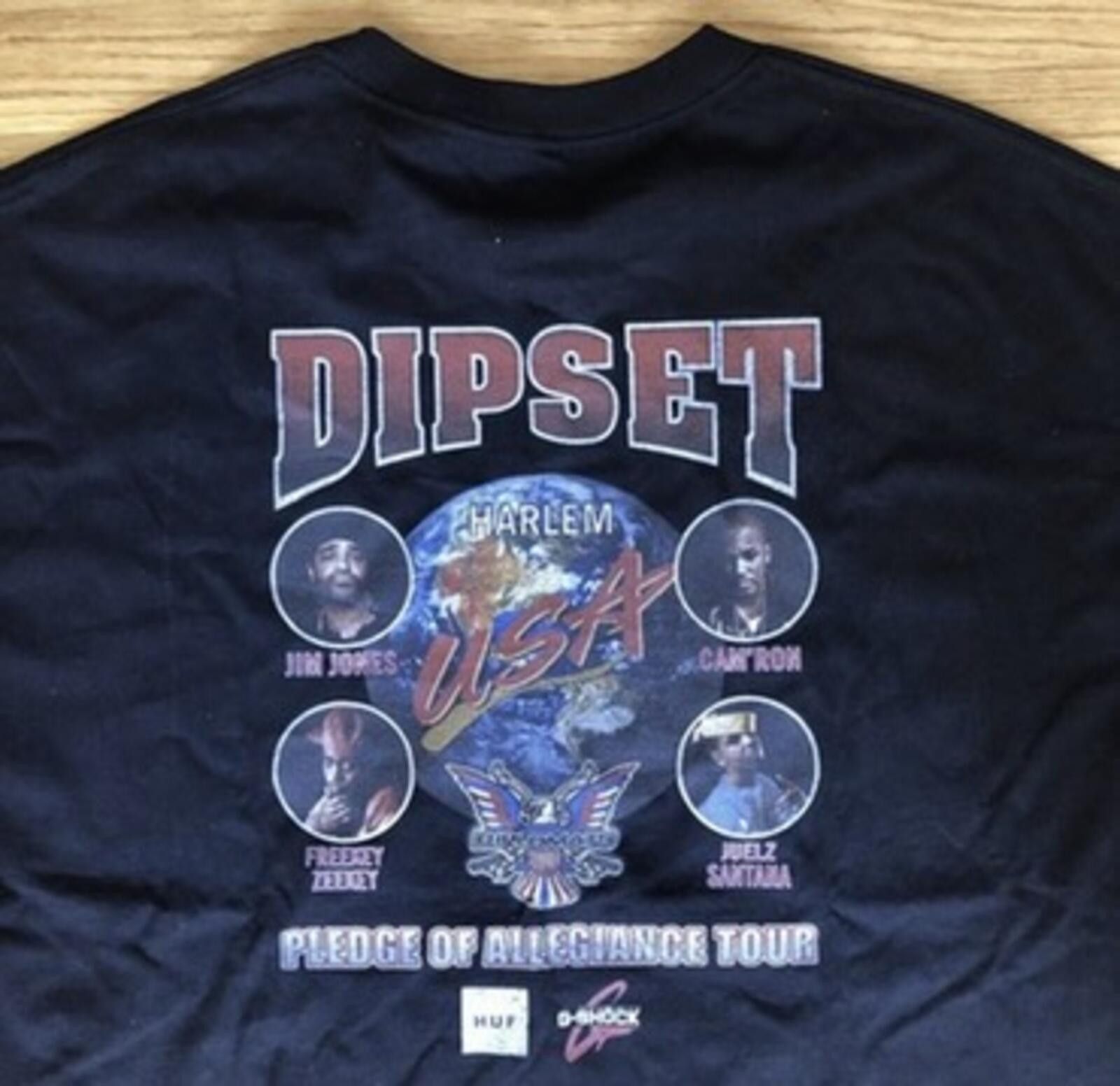 Huf HUF x Dipset Pledge of Allegiance Tour Graphic T-Shirt XXL Size ONE SIZE - 4 Thumbnail