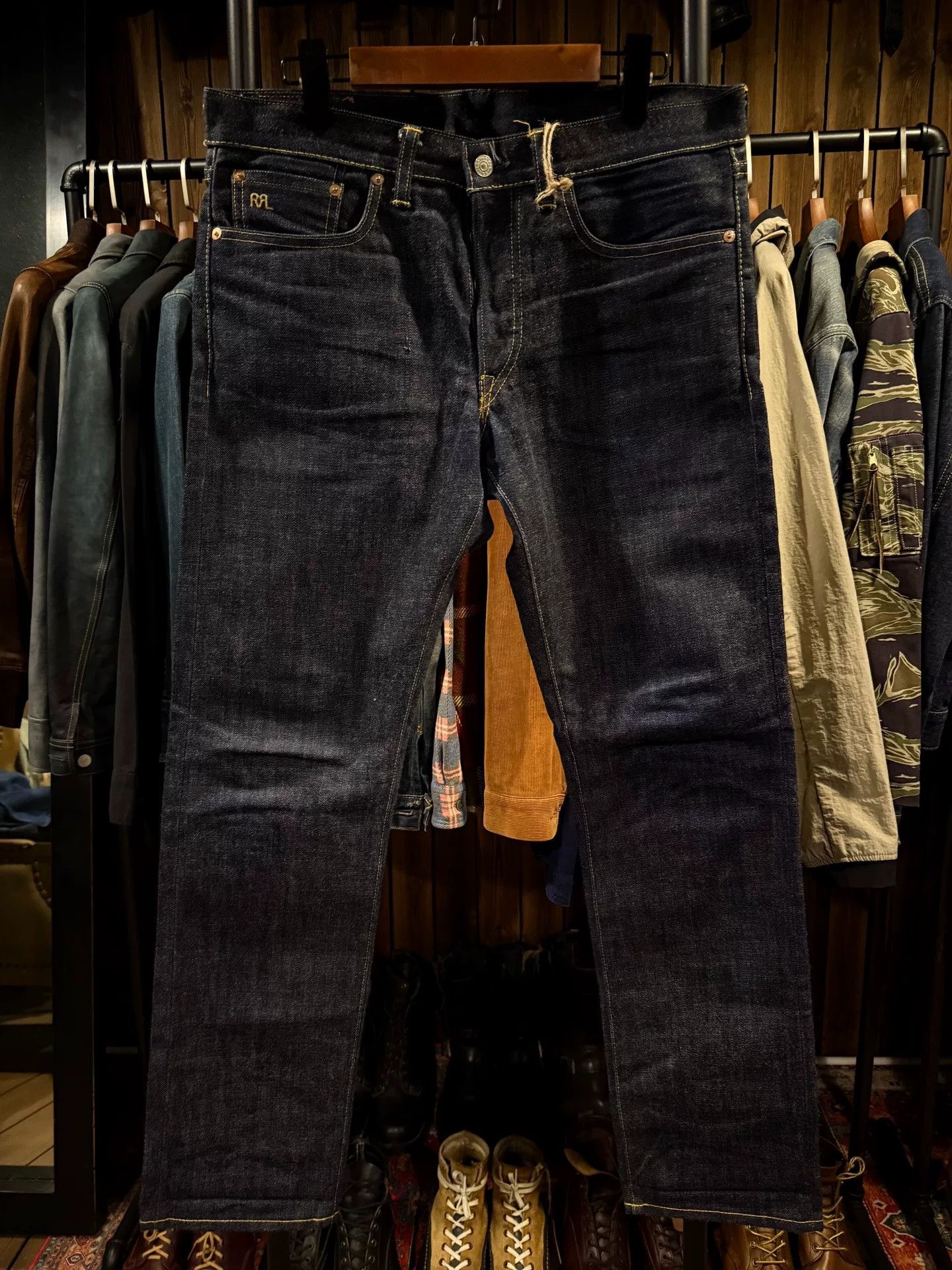 RRL Ralph Lauren RRL Classic Blue Jeans Size US 34 / EU 50 - 1 Thumbnail