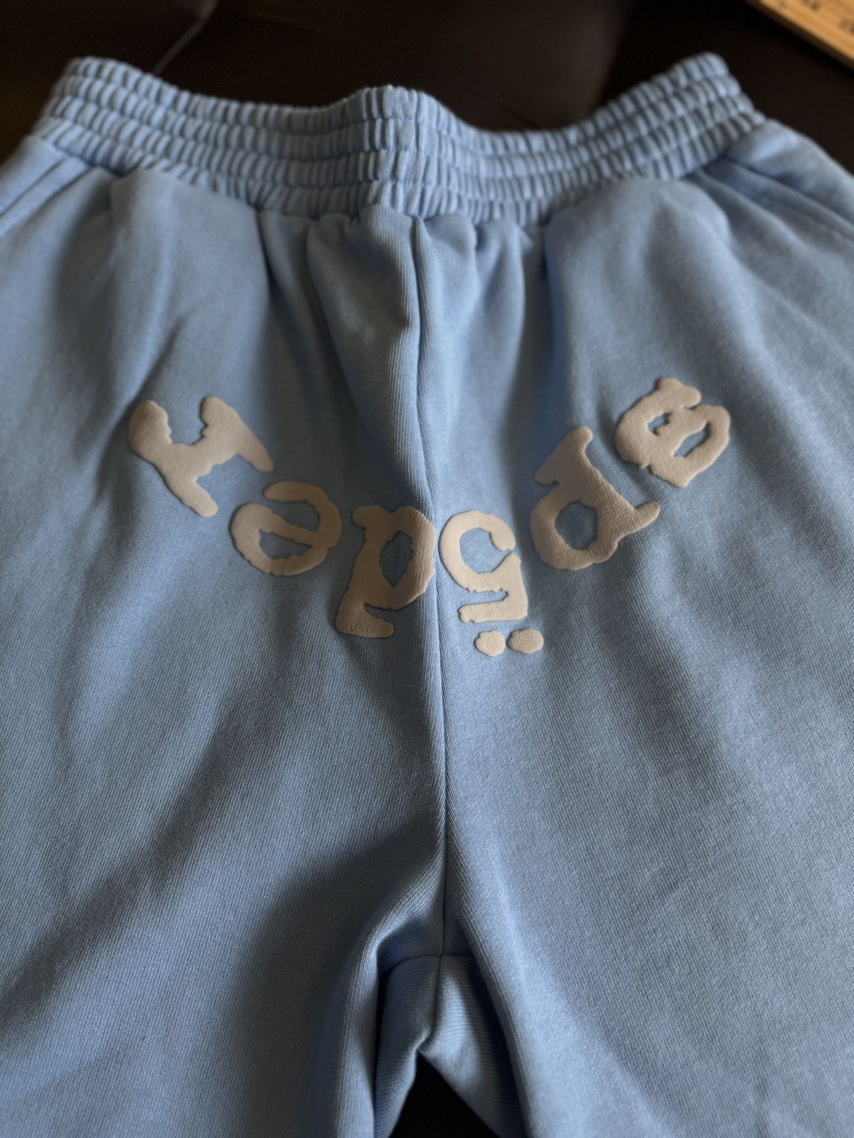 Sp5der Sp5der Sweatshorts Blue Size Large (NEW) Size US 31 - 4 Thumbnail