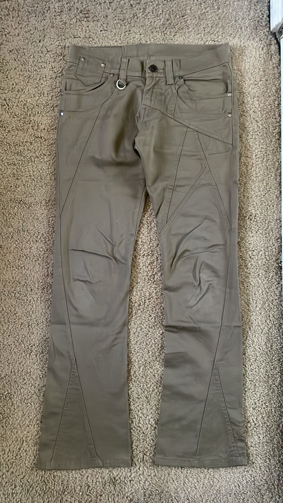Tornado Mart Patchwork Bootcut Jeans