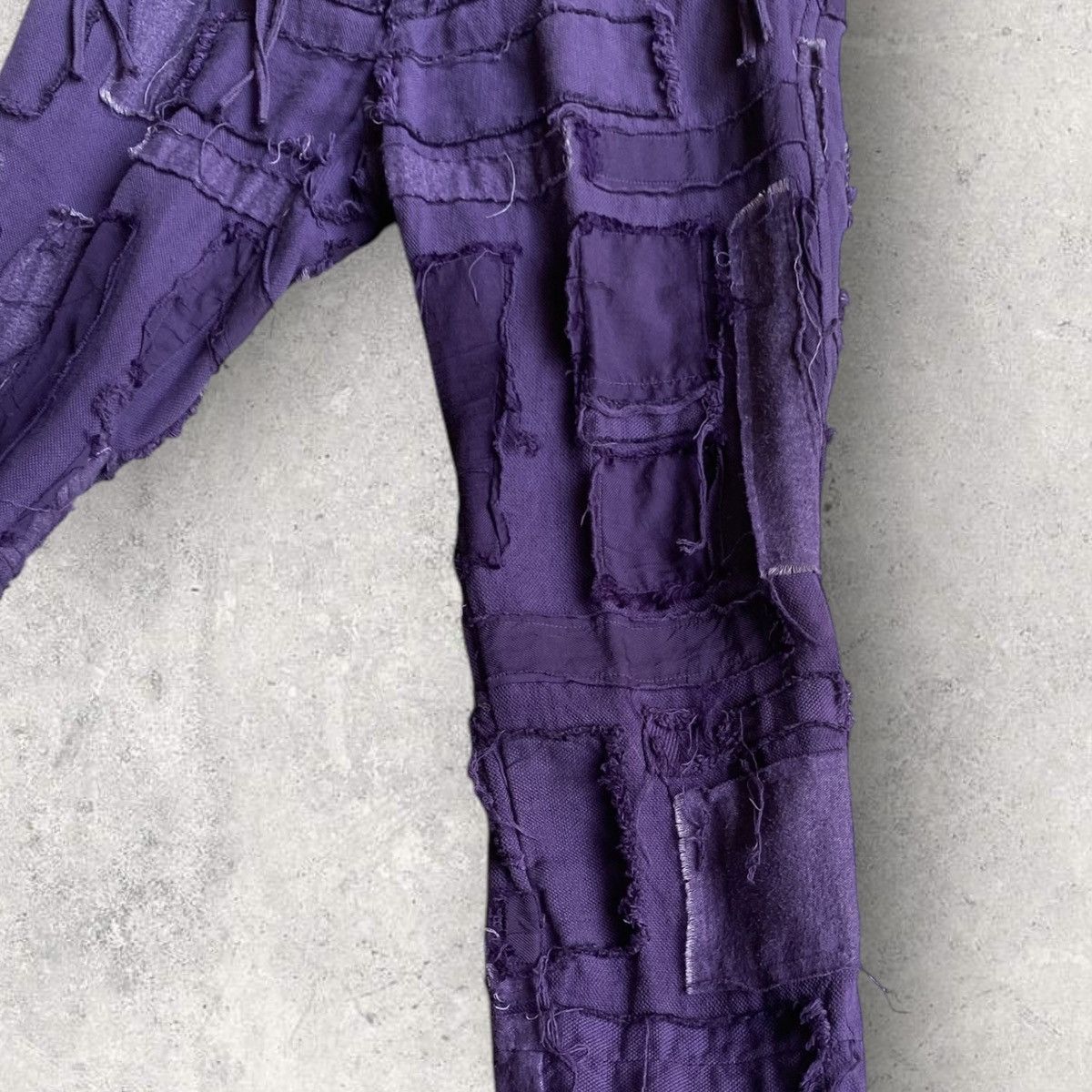 Haider Ackermann SS16 Scab Patchwork Cropped Sweatpants Size US 32 / EU 48 - 4 Thumbnail