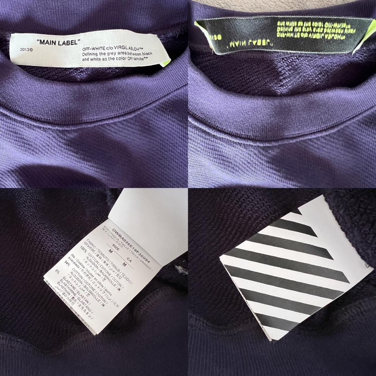 Designer × Off-White Vintage OFF-WHITE crop sweater Size M / US 6-8 / IT 42-44 - 13 Thumbnail