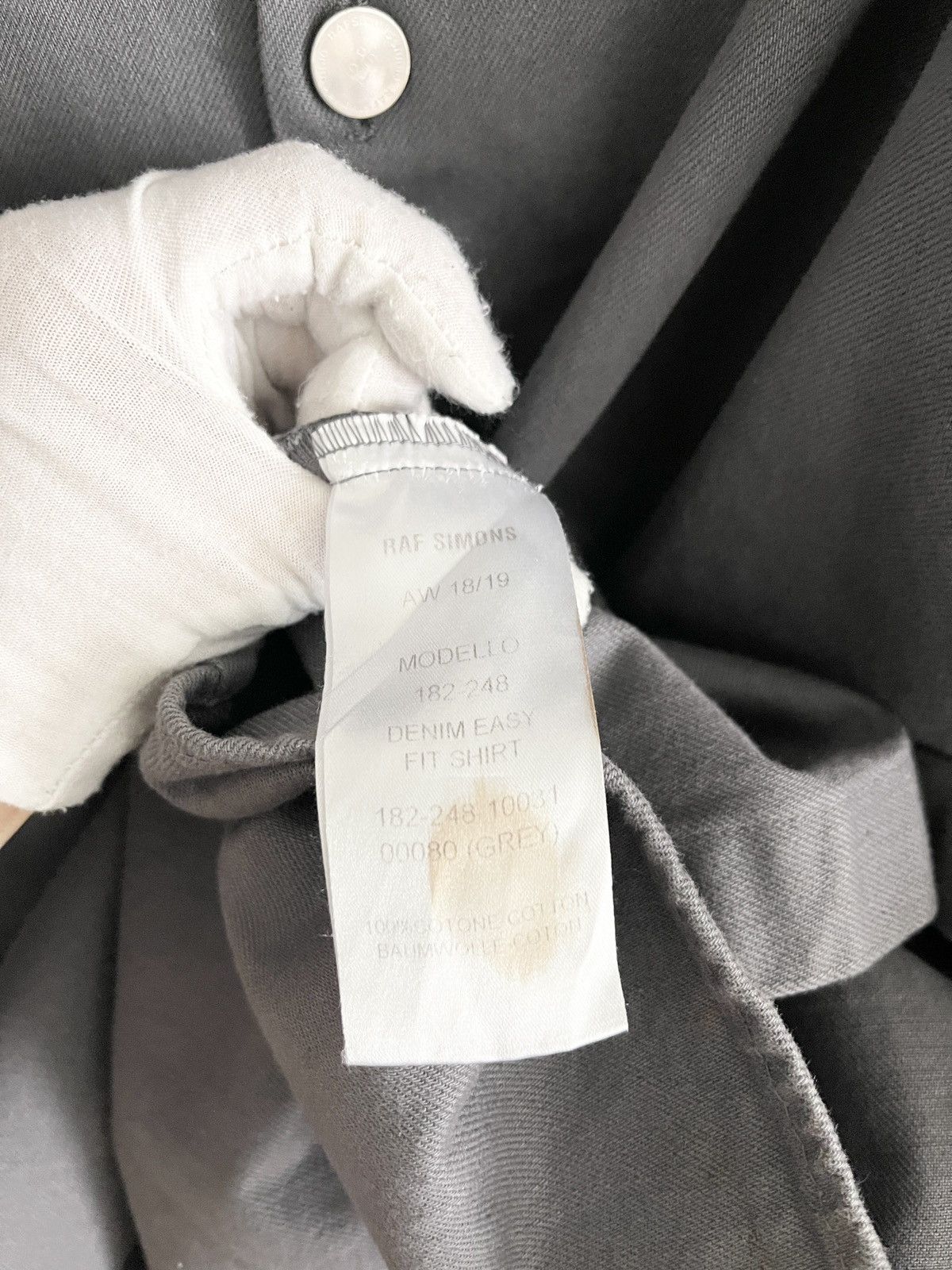Raf Simons STEAL! AW18 Raf Simons 11 Denim Shirt Jacket (XL) Size US XL / EU 56 / 4 - 9 Thumbnail