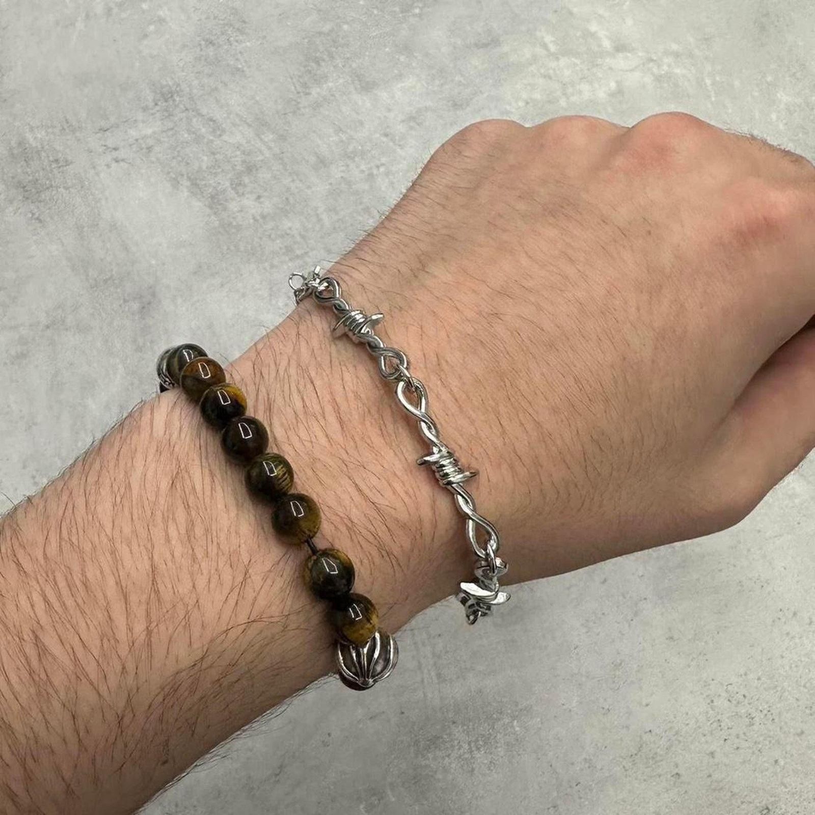 Other Barbed wire stainless steel silver WMNS2 Size ONE SIZE - 2 Thumbnail